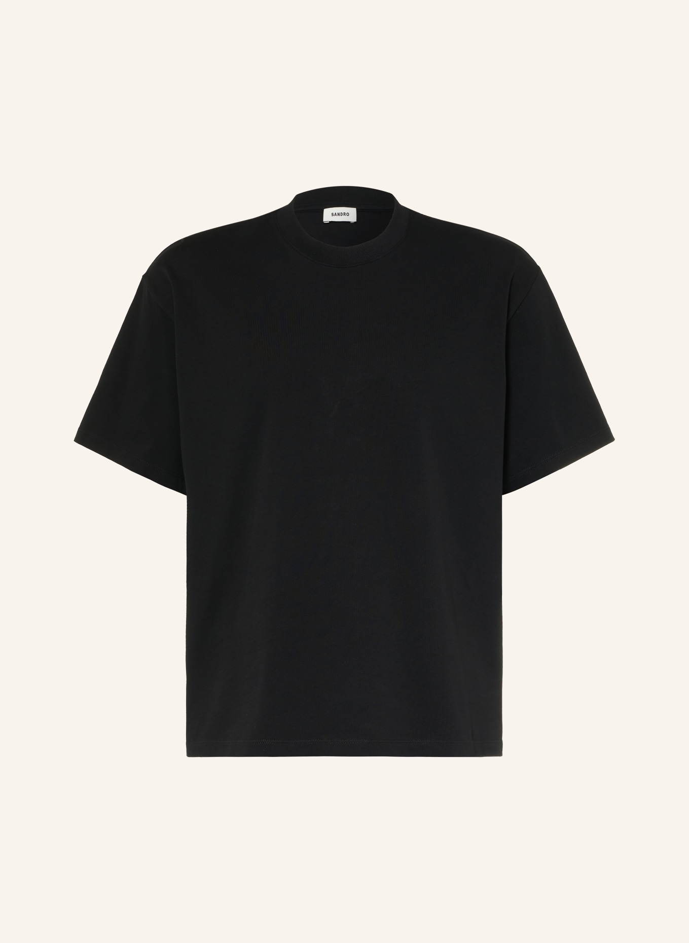 SANDRO Oversized-Shirt: SCHWARZ