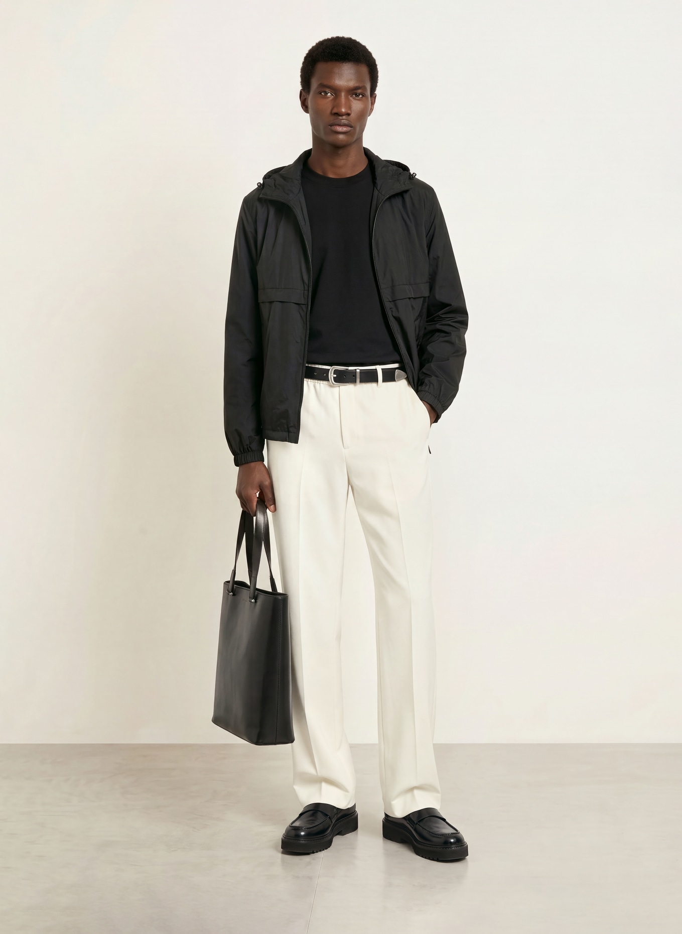 SANDRO Oversized-Shirt: SCHWARZ