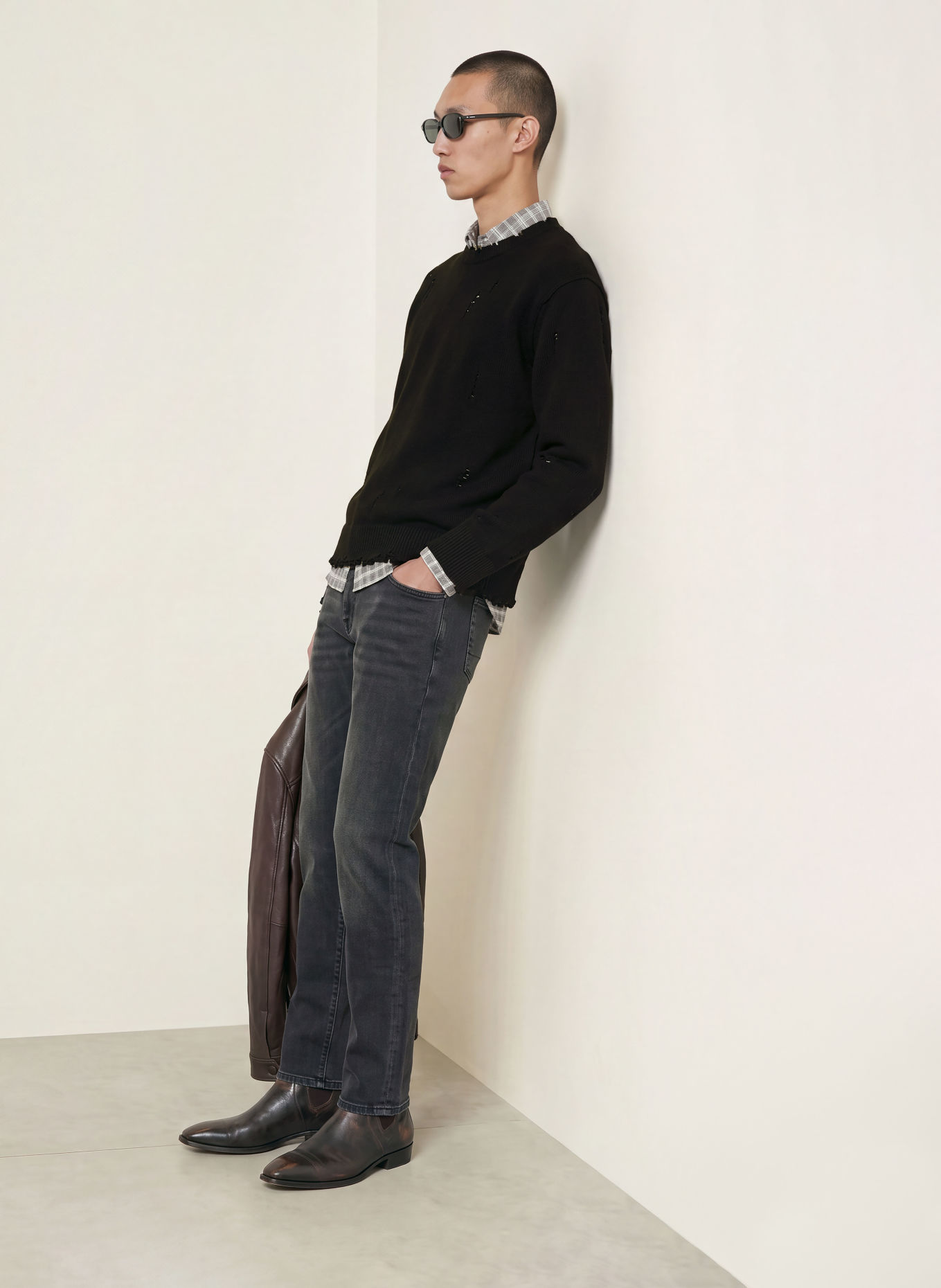 ALLSAINTS Pull WOLF: NOIR