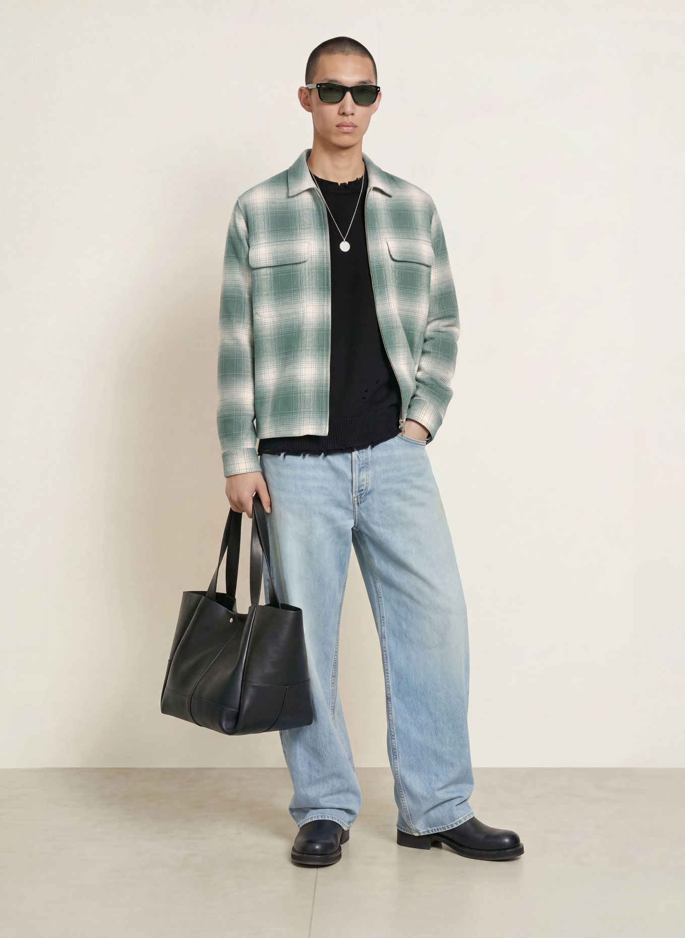 ALLSAINTS Chemise POLANCO coupe décontractée: BLEU PÉTROLE