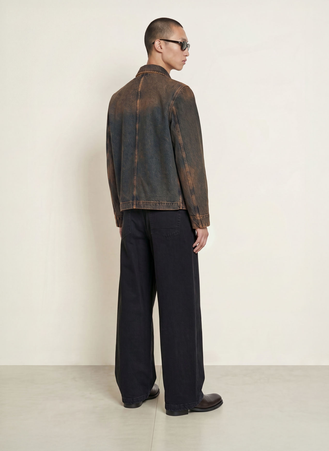 ALLSAINTS Veste en jean MUKESH: 1080 Washed Brown