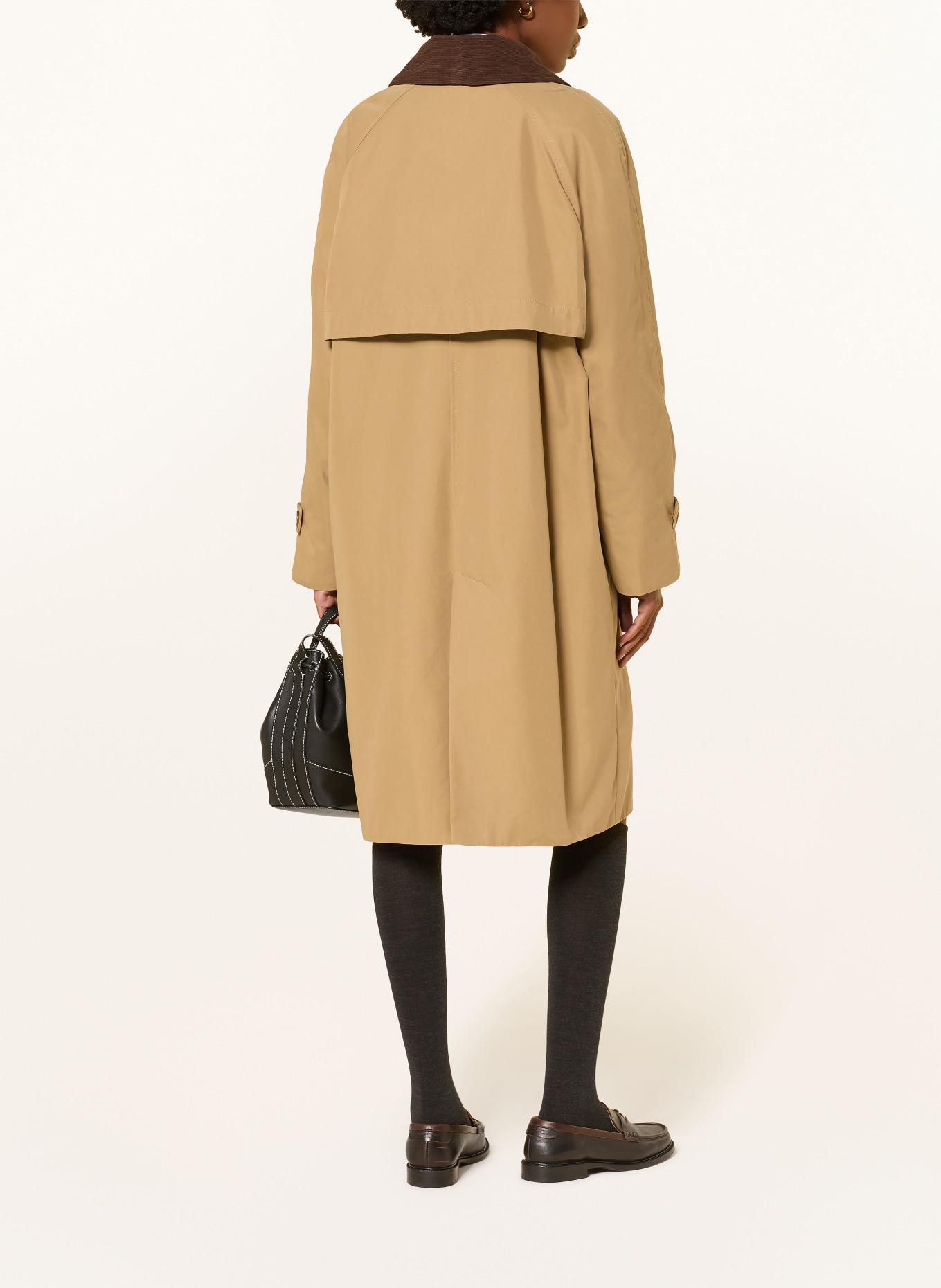 CLAUDIE PIERLOT Trenchcoat mit abnehmbarem Kragen: BEIGE