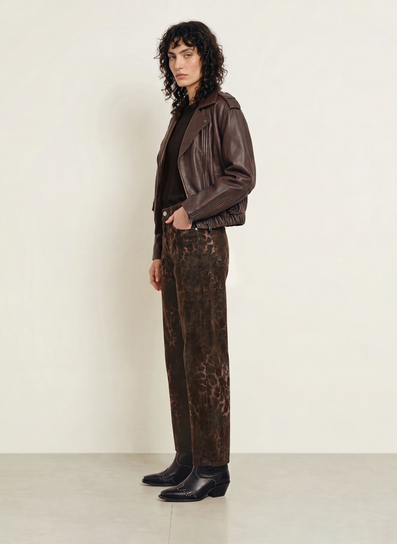 ALLSAINTS Jean barrel SADIE: 10062 LEPPO BROWN