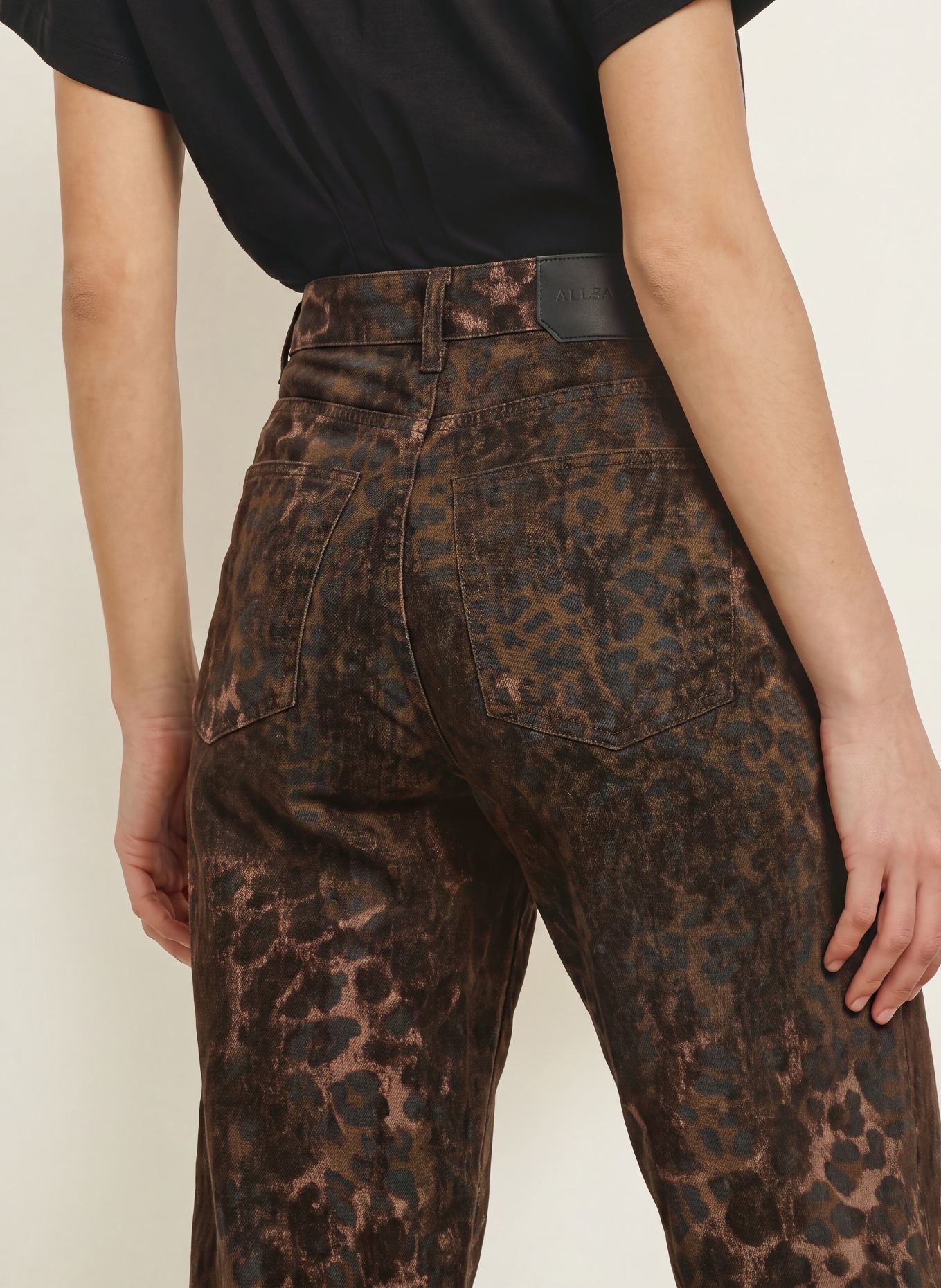 ALLSAINTS Jean barrel SADIE: 10062 LEPPO BROWN
