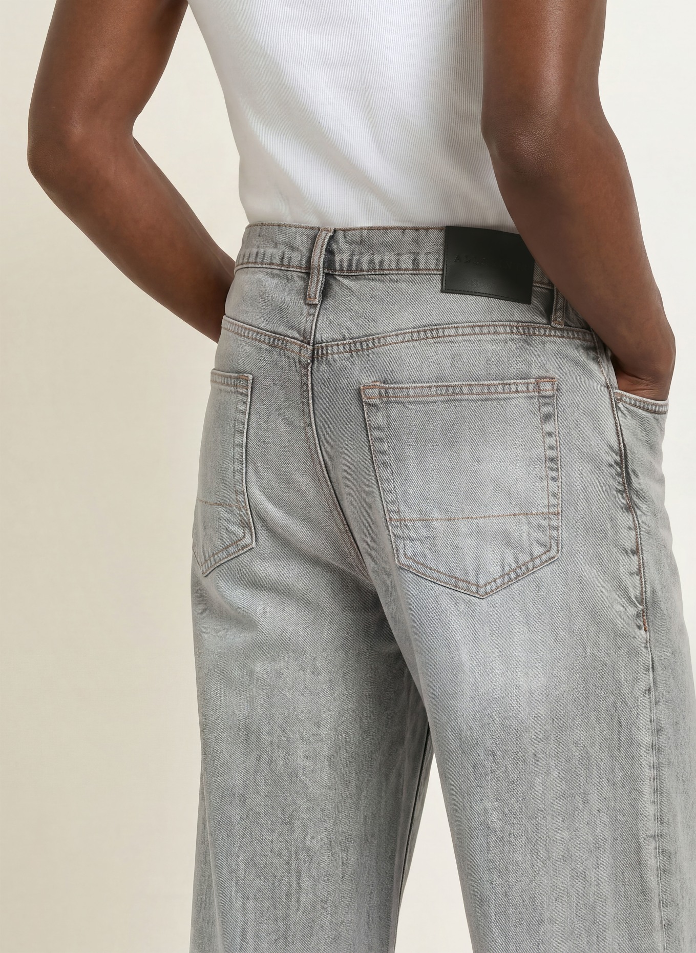 ALLSAINTS Jeans LENNY Wide Fit: 755 Washed Grey