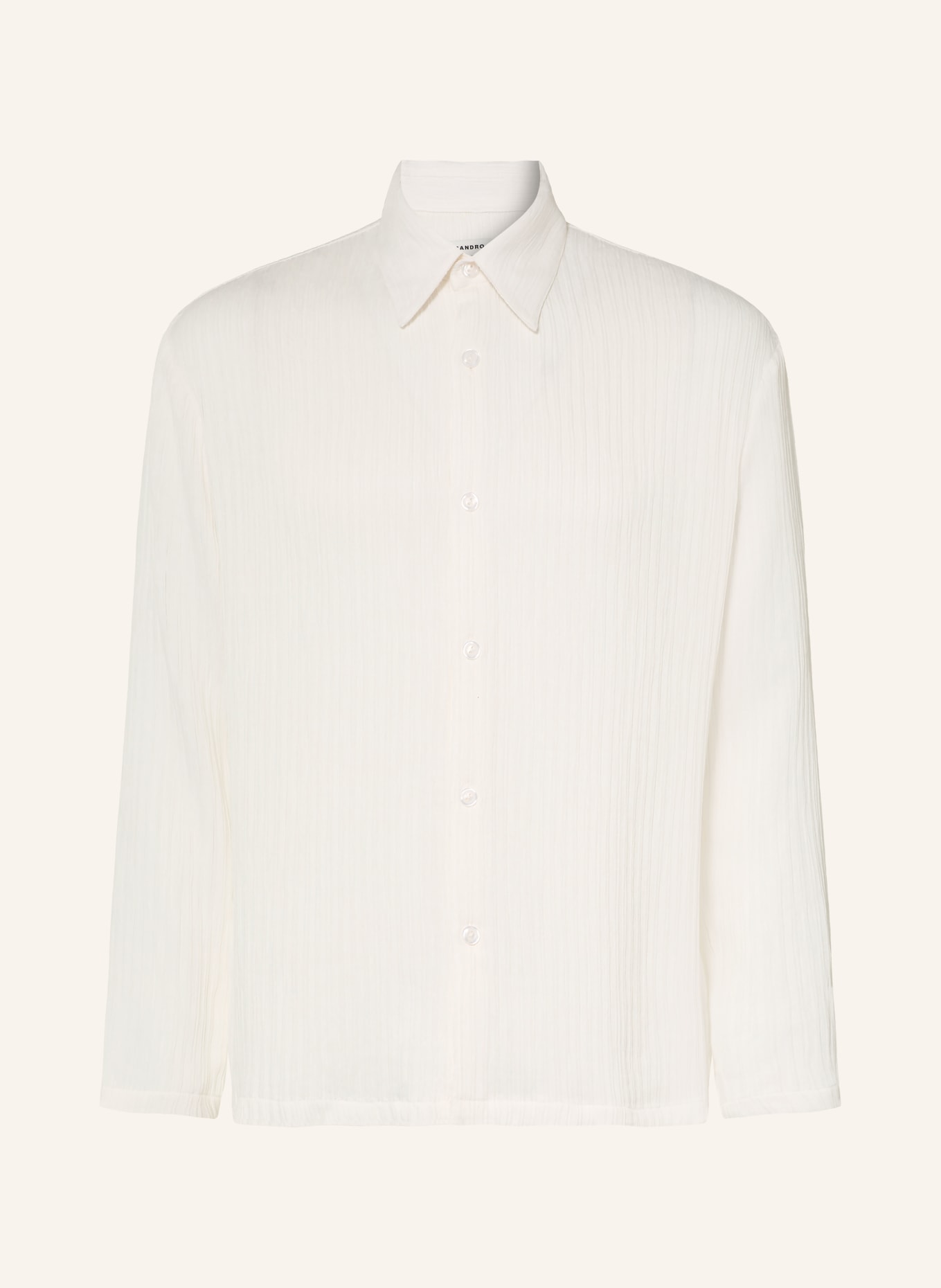 SANDRO Hemd Comfort Fit: WEISS