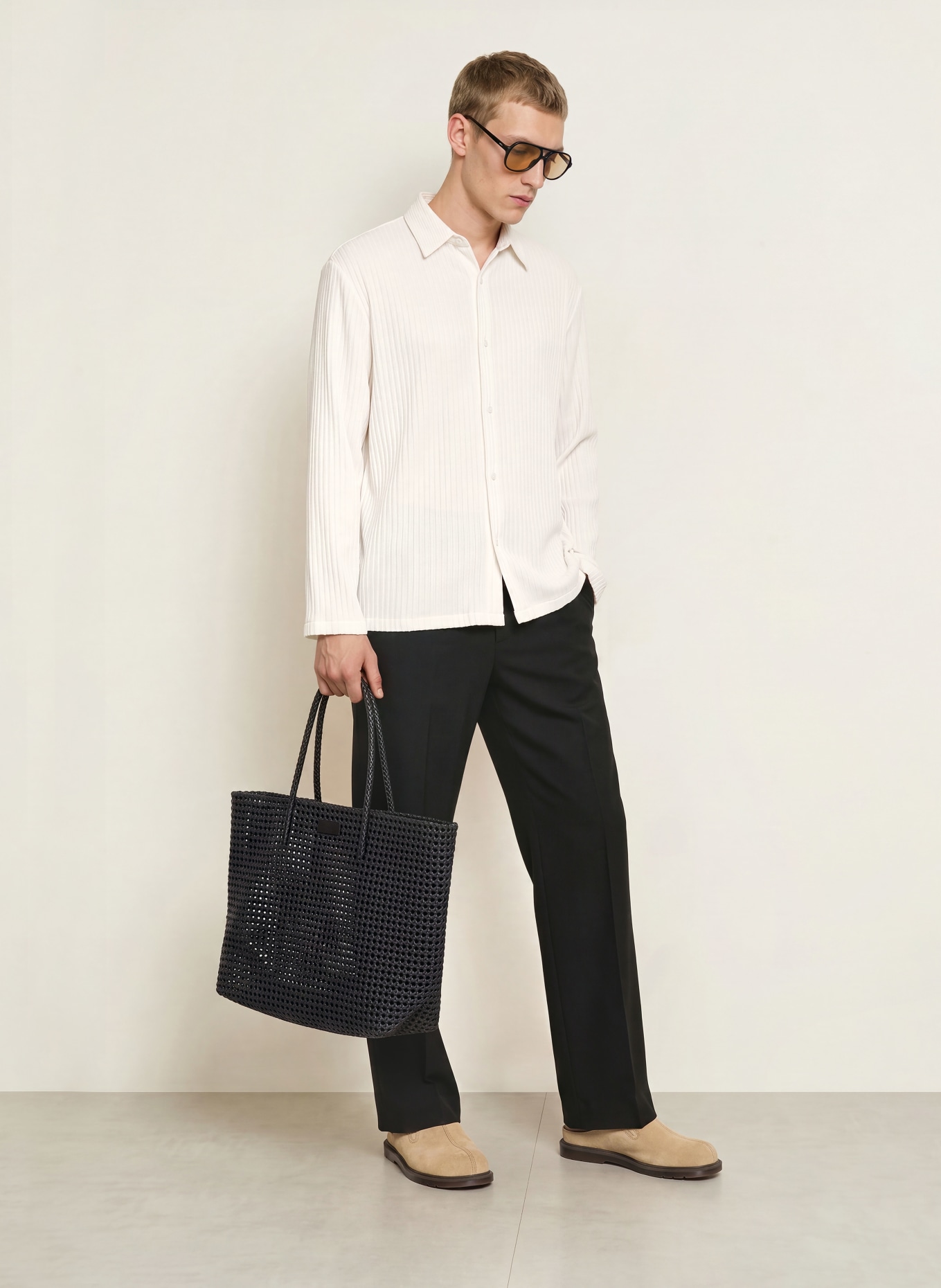 SANDRO Hemd Comfort Fit: WEISS