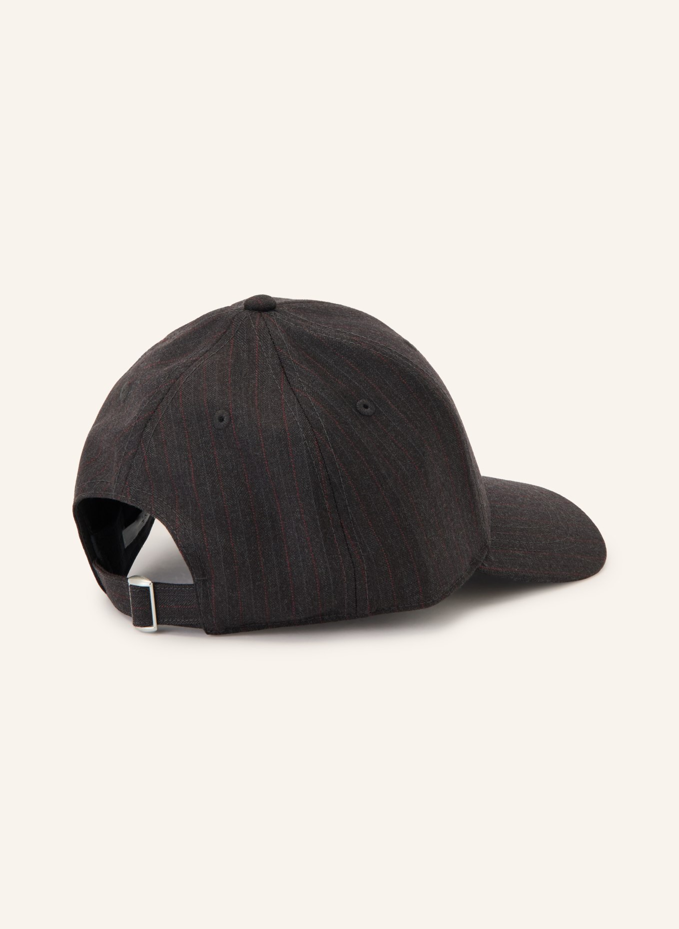 ba&sh Cap HARLOW: TMAVĚ ŠEDÁ / ČERVENÁ