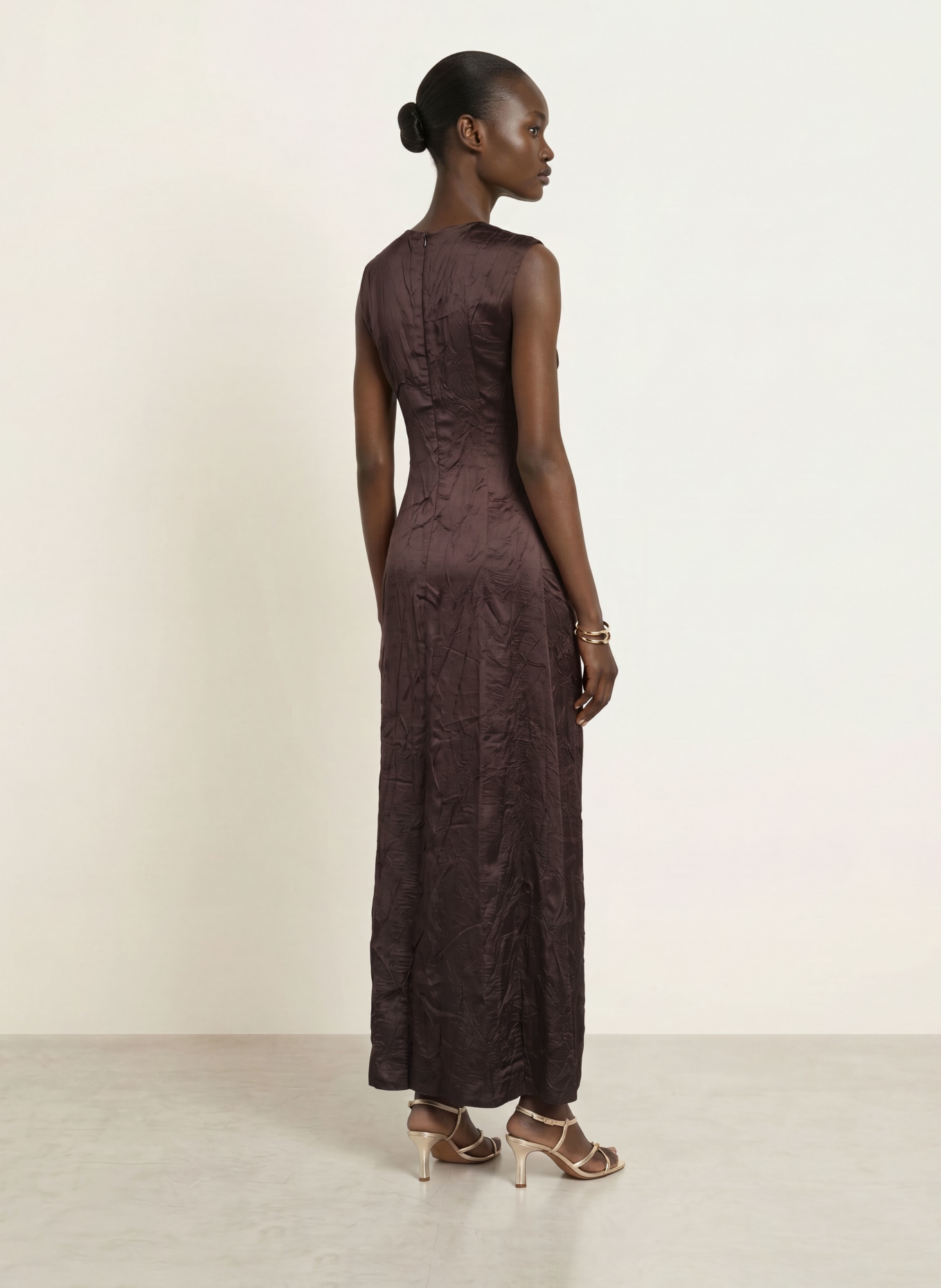 maje Kleid: DUNKELBRAUN