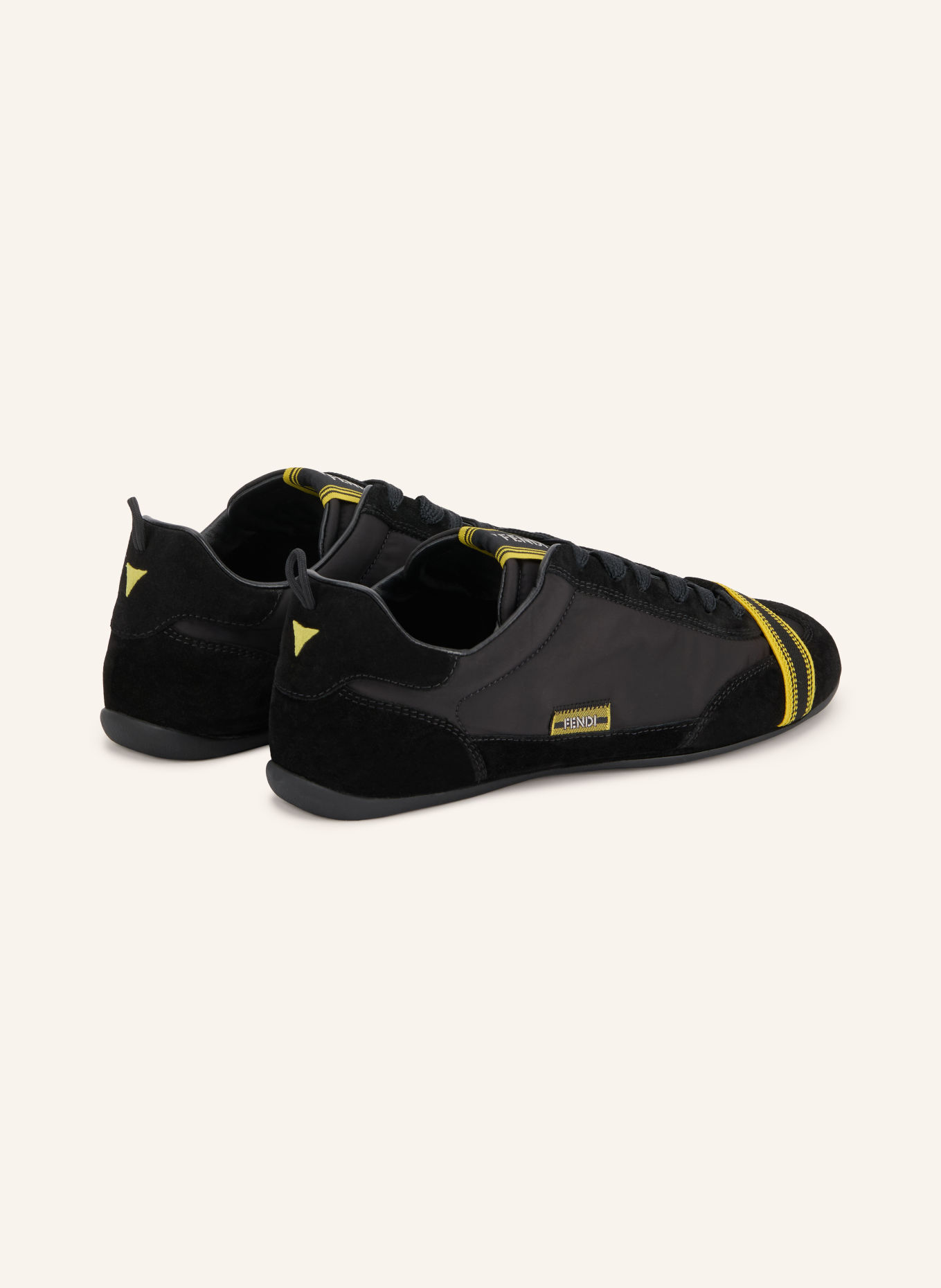 FENDI Sneakers: NOIR / JAUNE