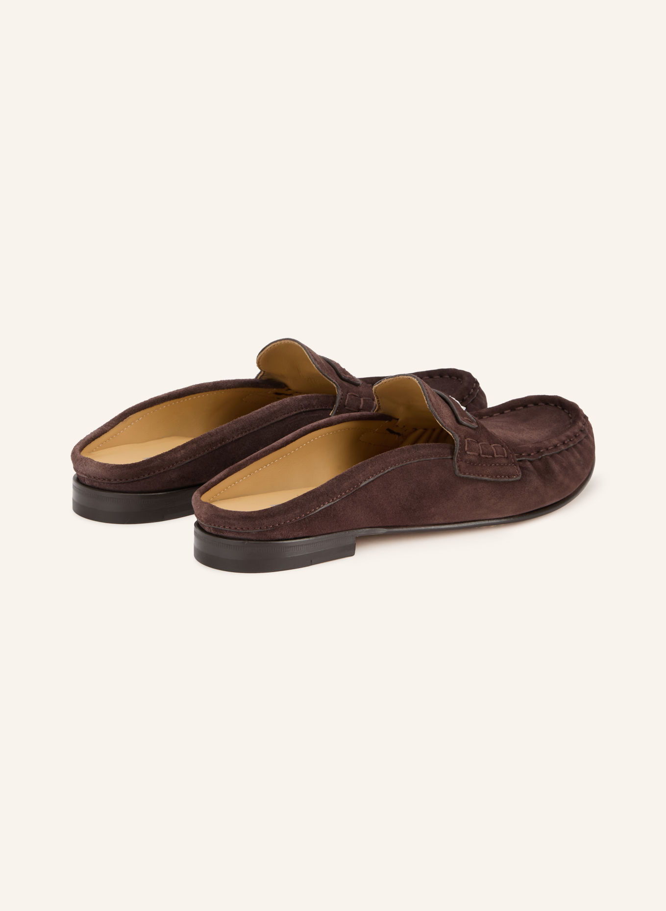 FENDI Mules SABOT CROSTA: DARK BROWN