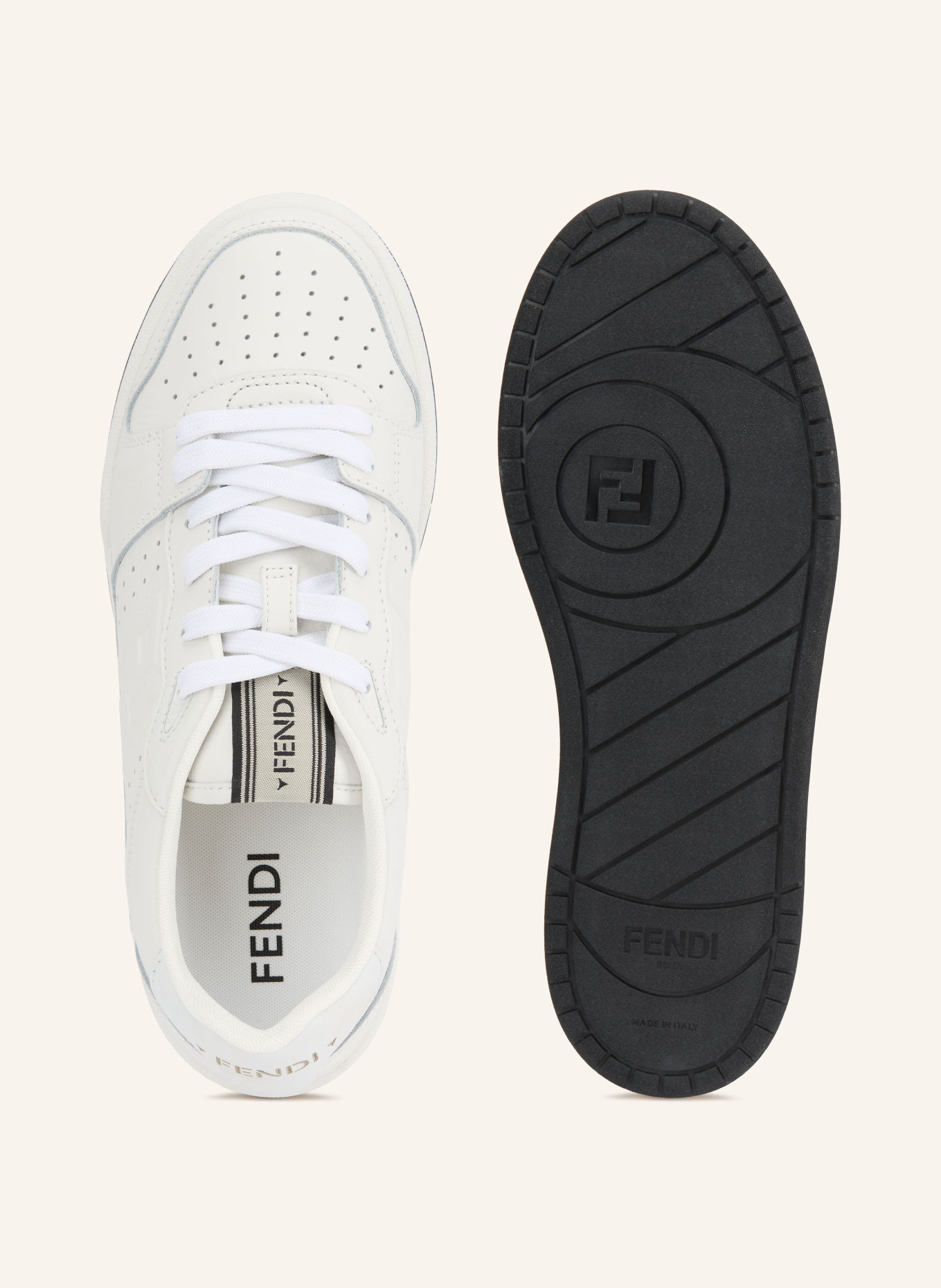 FENDI Sneakers: WHITE