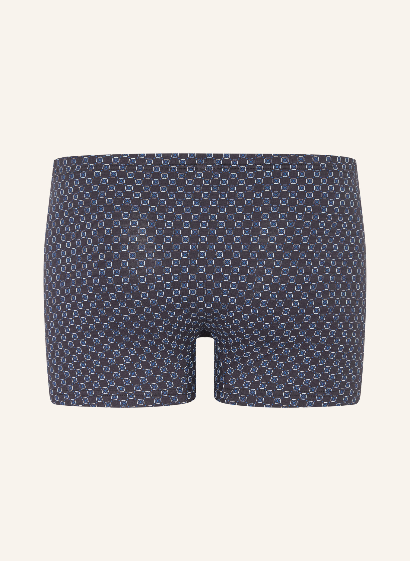 mey Caleçon de la gamme WHITE SQUARES: BLEU / BLEU GRIS