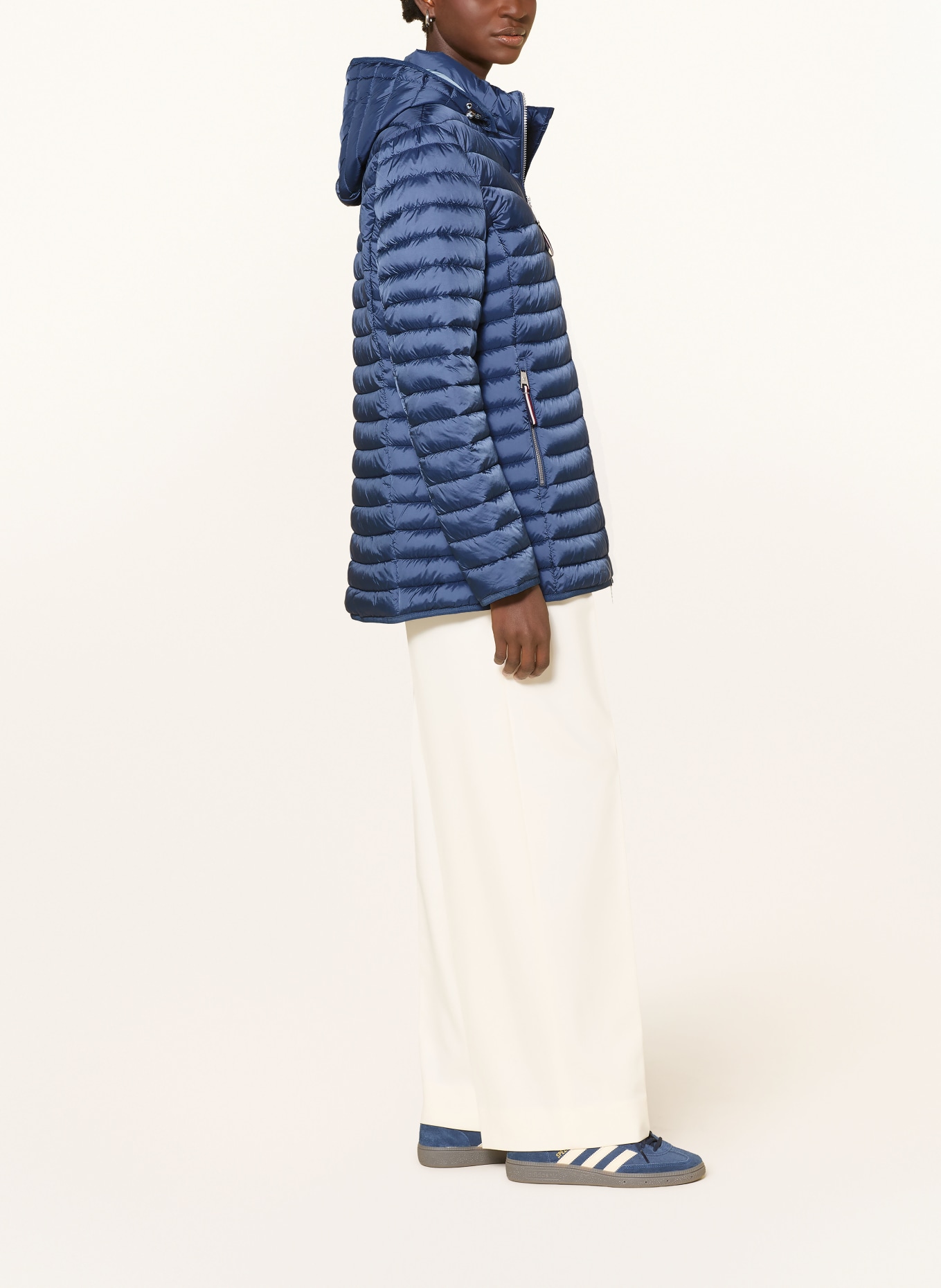 FUCHS SCHMITT Gewatteerde jas ANDRIA met afneembare capuchon: BLAUW