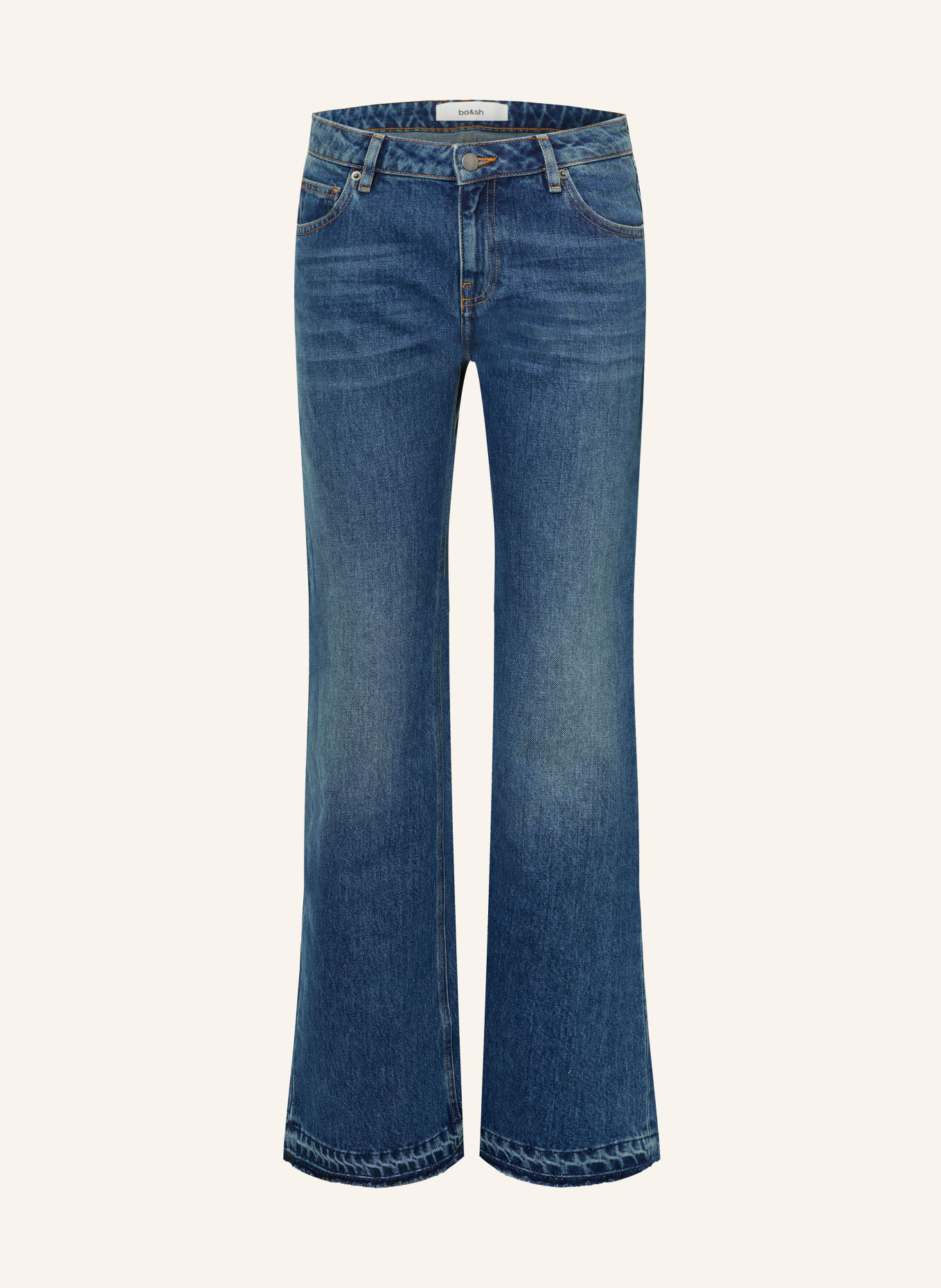 ba&sh Rovné džíny VANA: BLUE BLUE JEANS
