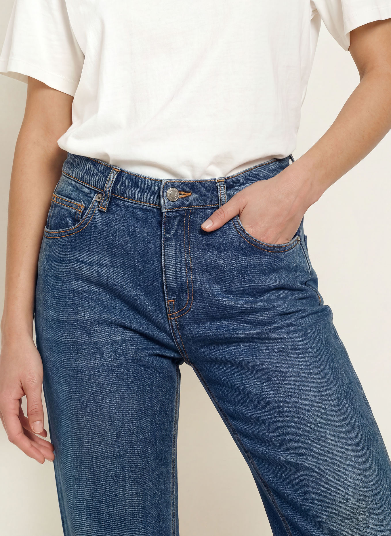 ba&sh Rovné džíny VANA: BLUE BLUE JEANS