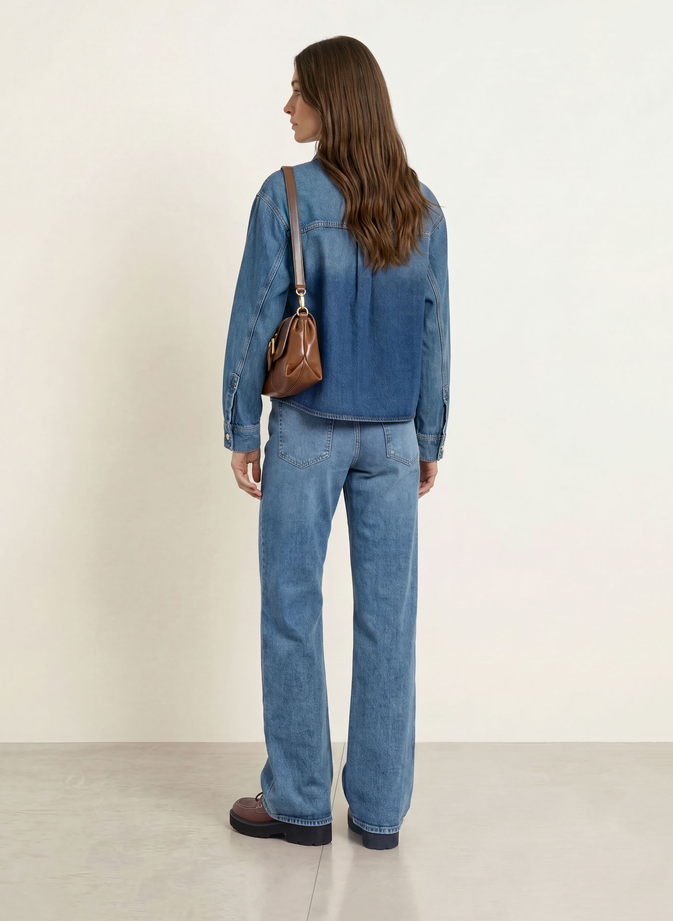maje Wide Leg Jeans: 0201 BLUE