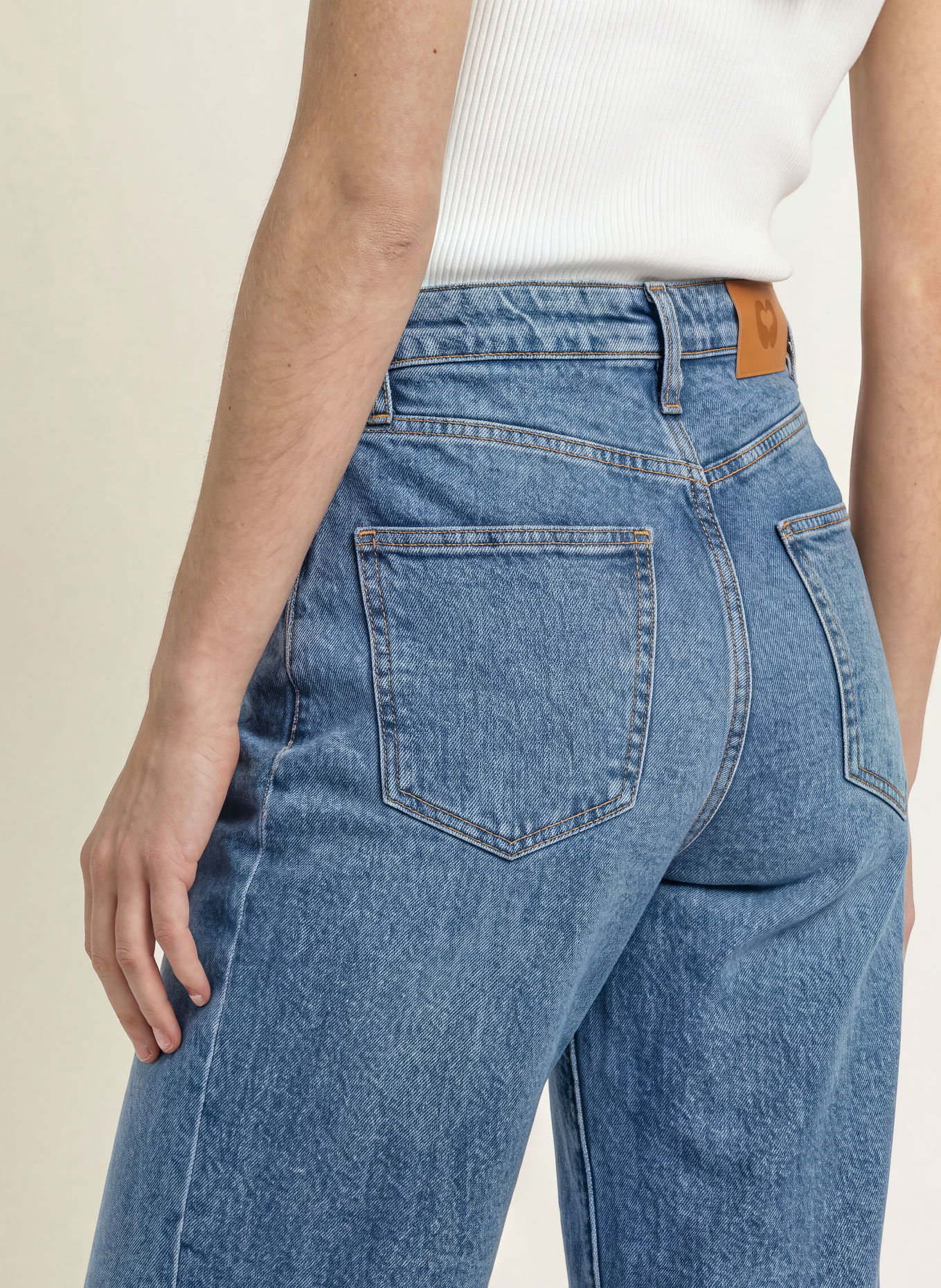 maje Wide Leg Jeans: 0201 BLUE