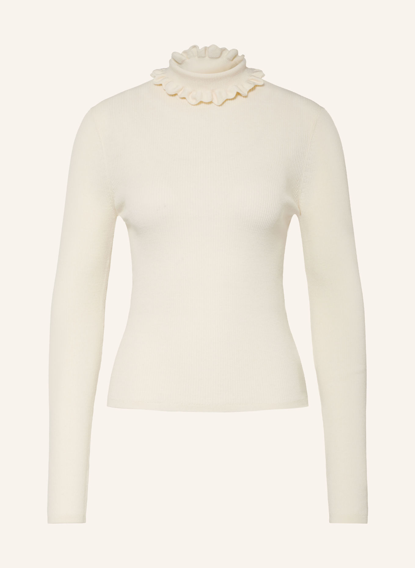 SANDRO Rollkragenpullover: ECRU