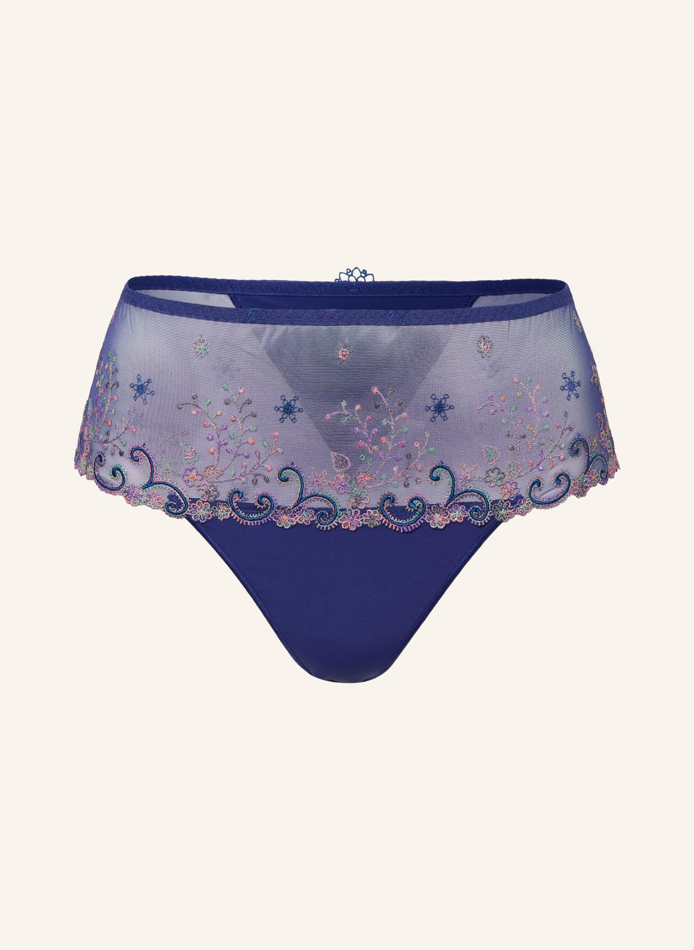 SIMONE PÉRÈLE Panty DÉLICE: DONKERBLAUW / ROZE / MINT
