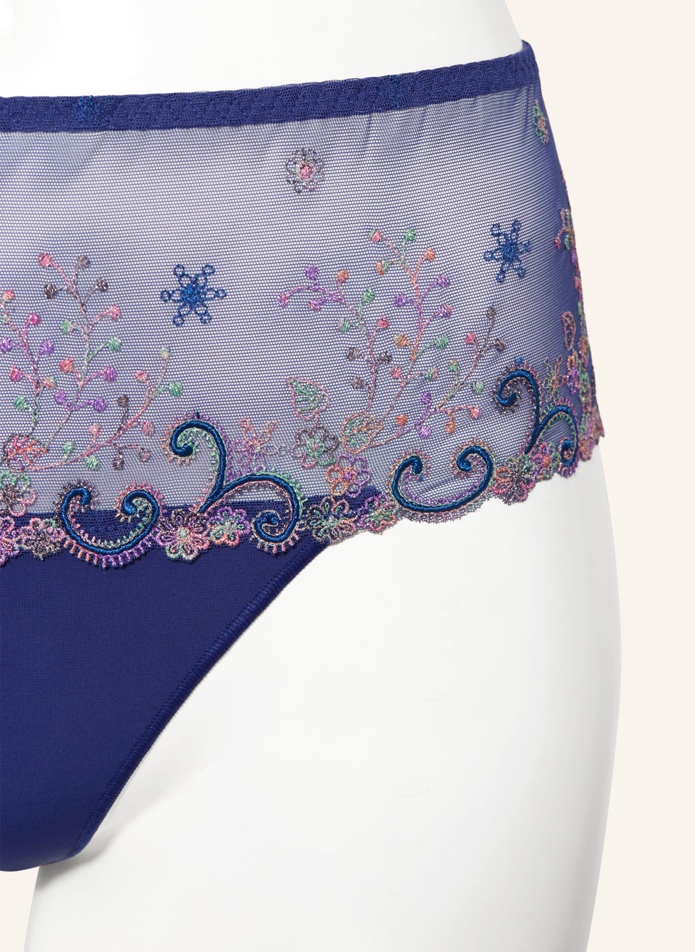 SIMONE PÉRÈLE Panty DÉLICE: DONKERBLAUW / ROZE / MINT