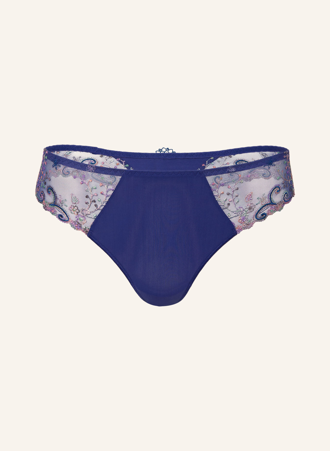 SIMONE PÉRÈLE String DÉLICE: DONKERBLAUW / ROZE / MINT