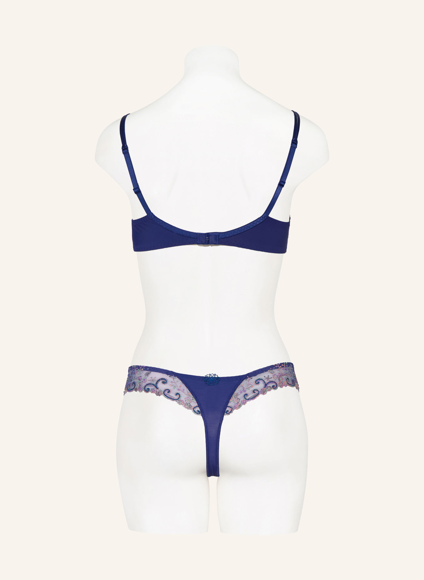 SIMONE PÉRÈLE String DÉLICE: DONKERBLAUW / ROZE / MINT