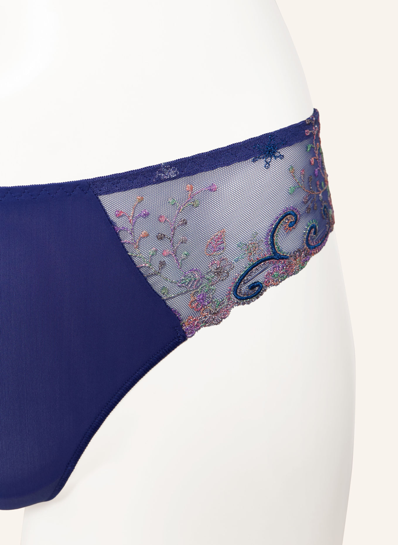 SIMONE PÉRÈLE String DÉLICE: DONKERBLAUW / ROZE / MINT