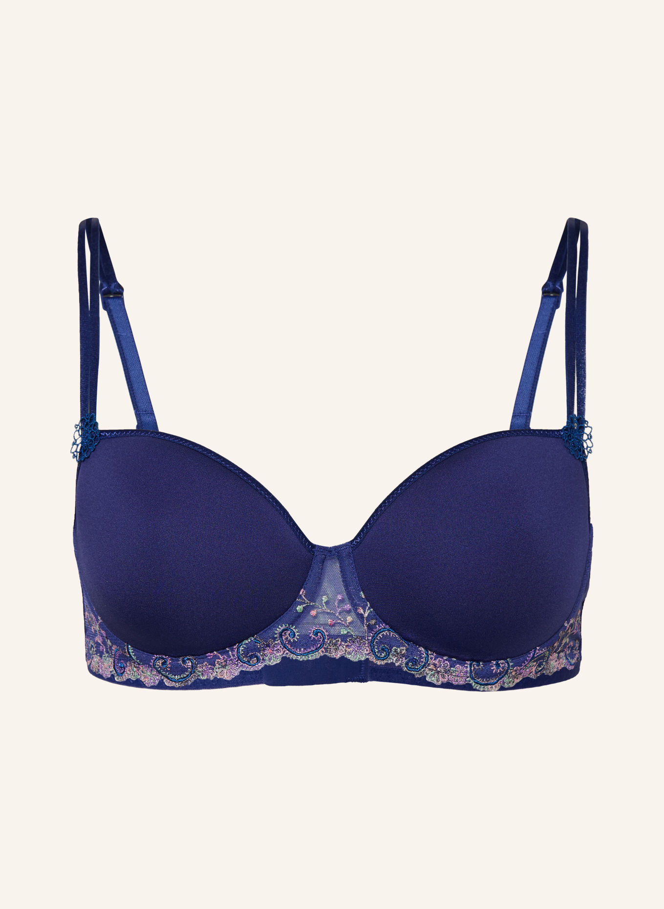 SIMONE PÉRÈLE Spacer-bh DÉLICE: DONKERBLAUW / ROZE / MINT