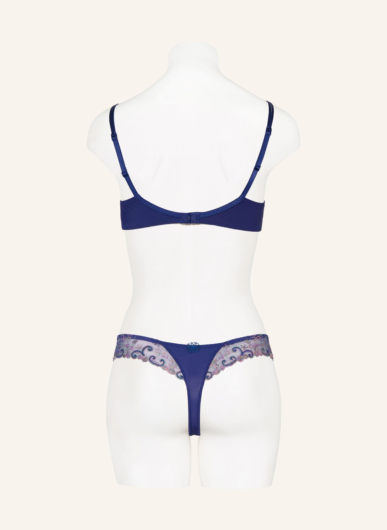SIMONE PÉRÈLE Spacer-bh DÉLICE: DONKERBLAUW / ROZE / MINT