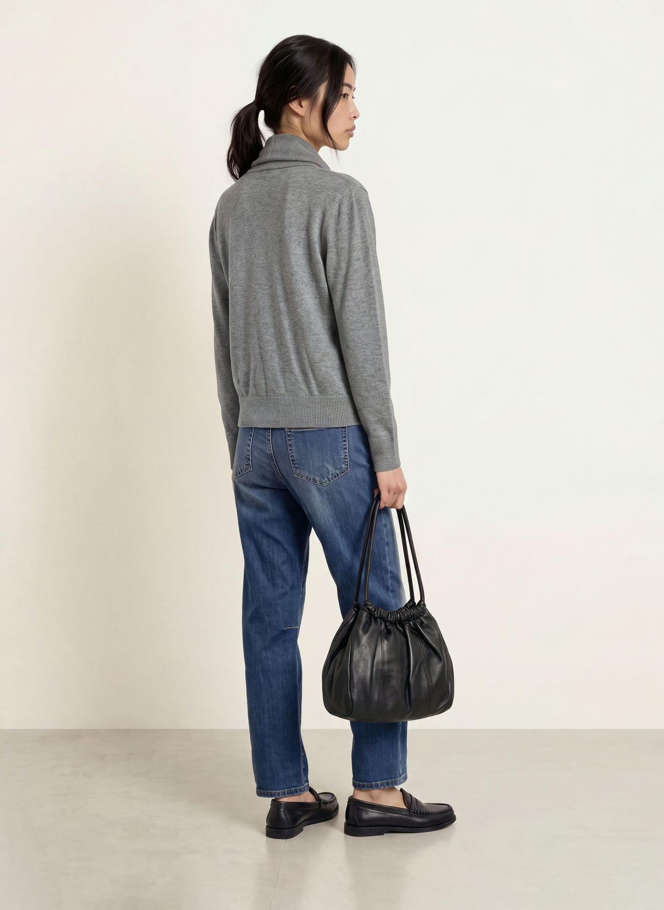 MORE & MORE Cardigan: GRAY
