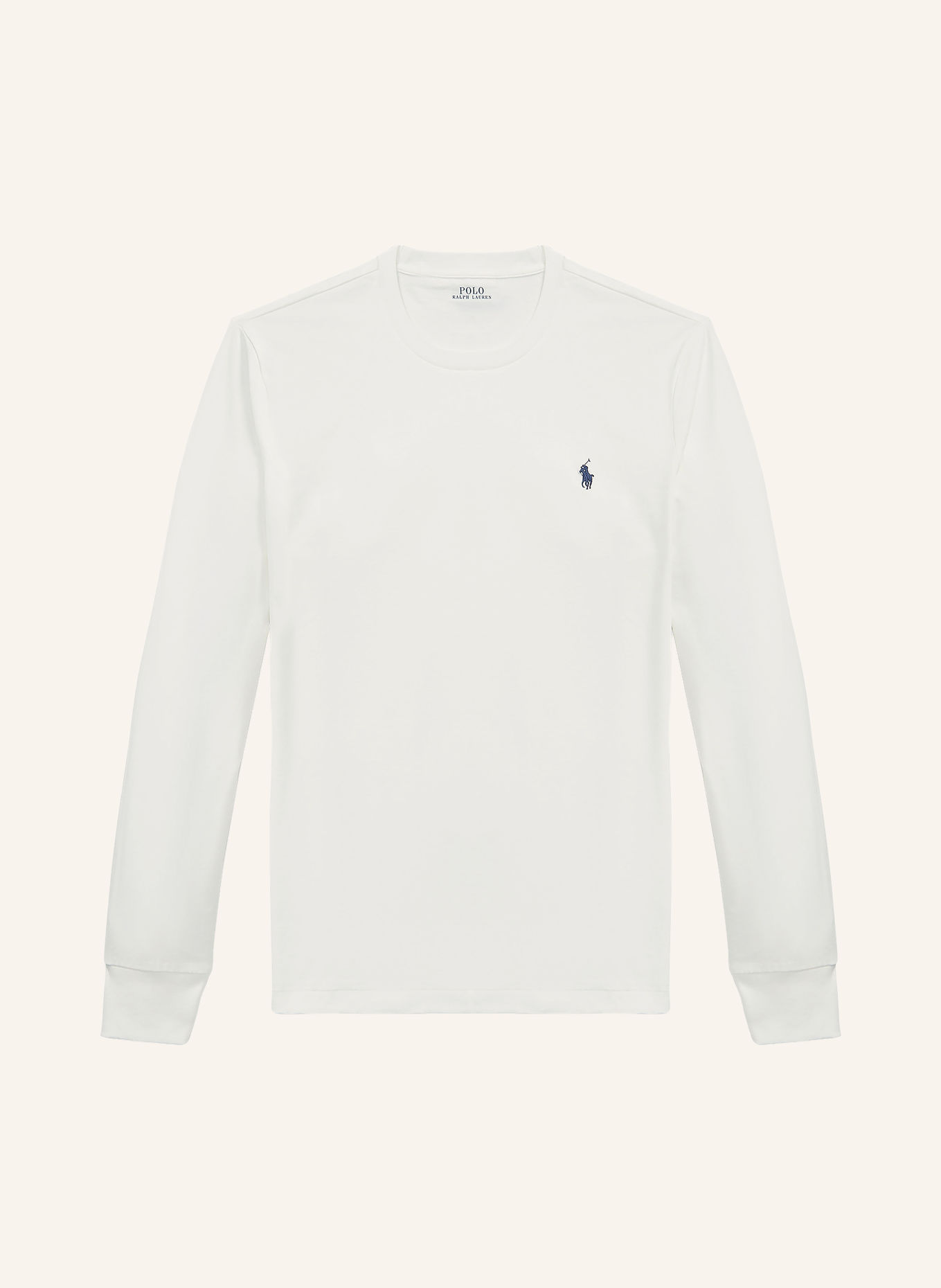 POLO RALPH LAUREN Long sleeve shirt: WHITE
