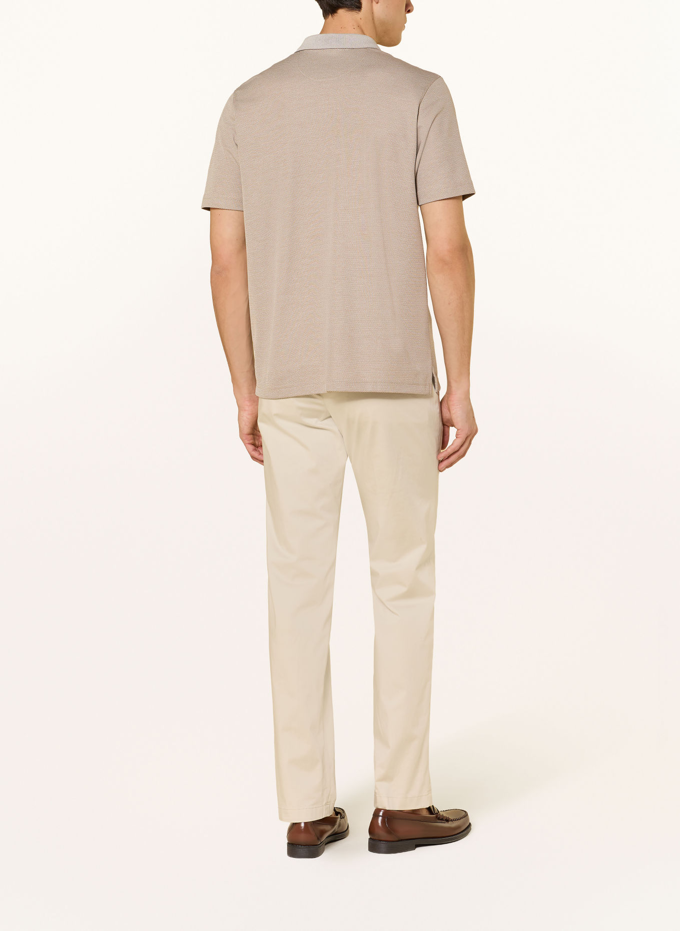 RAGMAN Piqué-Poloshirt: BEIGE