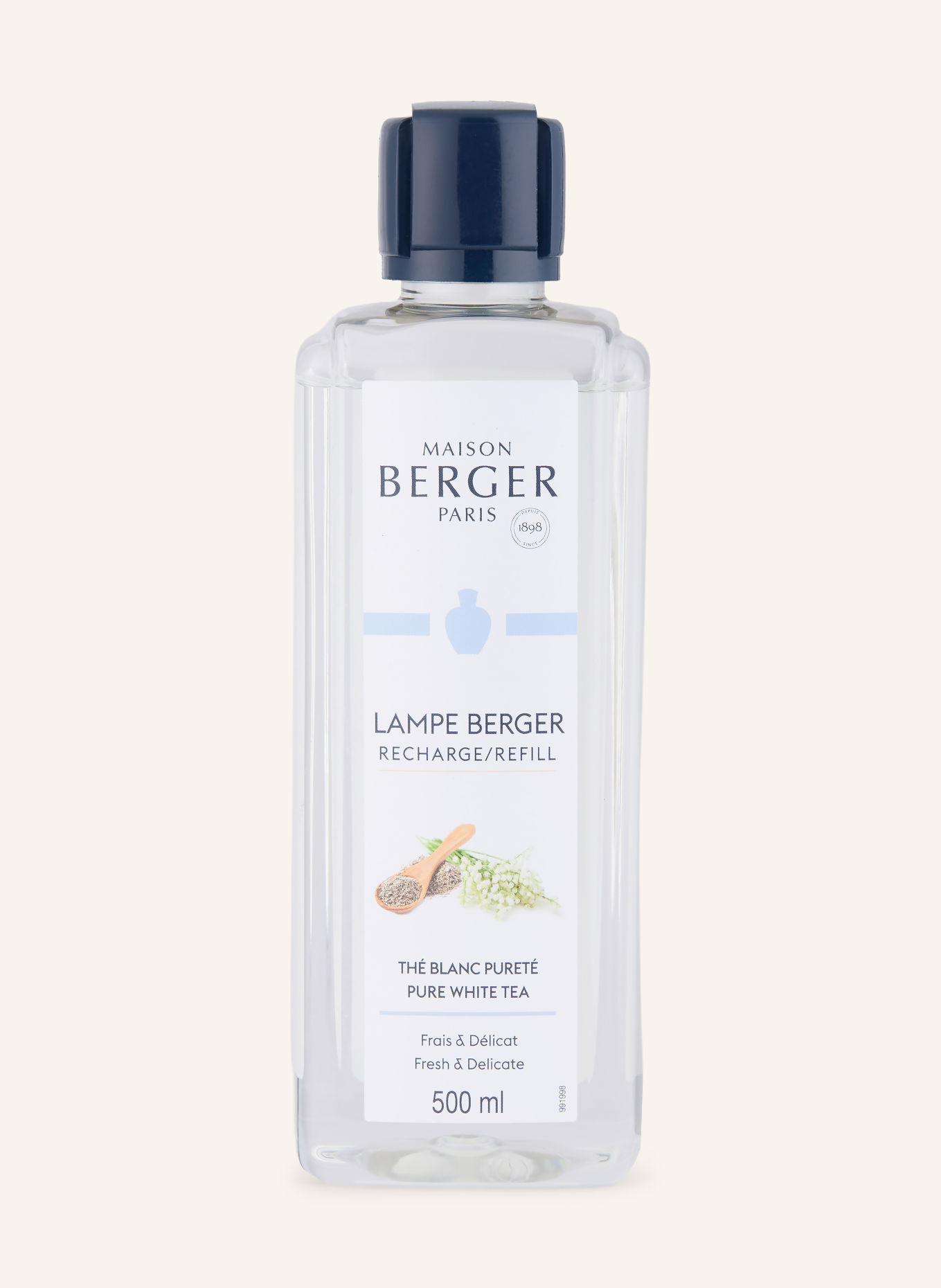 MAISON BERGER PARIS THÉ BLANC PURETÉ REFILL: WEISS / SCHWARZ