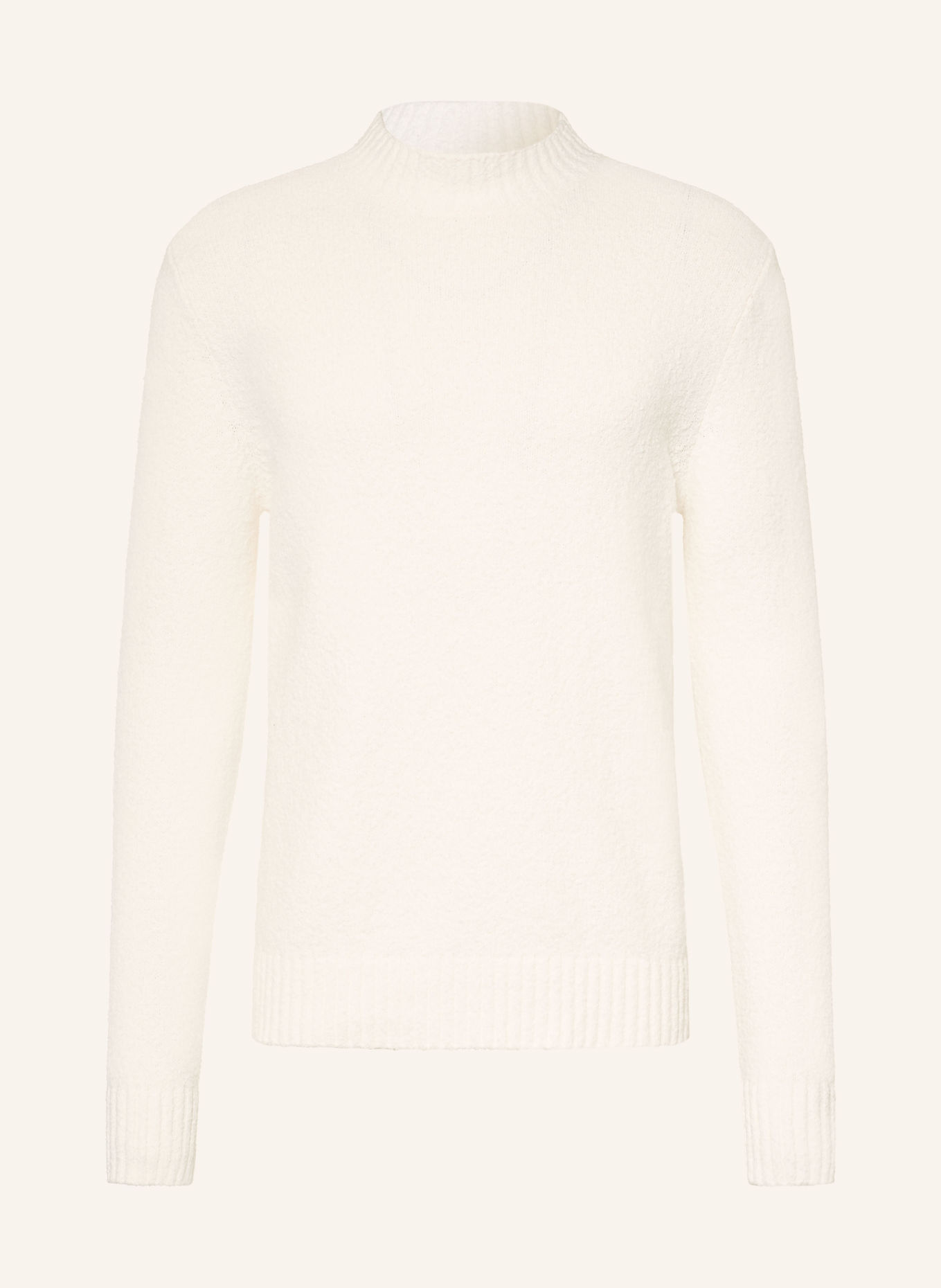 DRYKORN Bouclé sweater ZAYN: ECRU