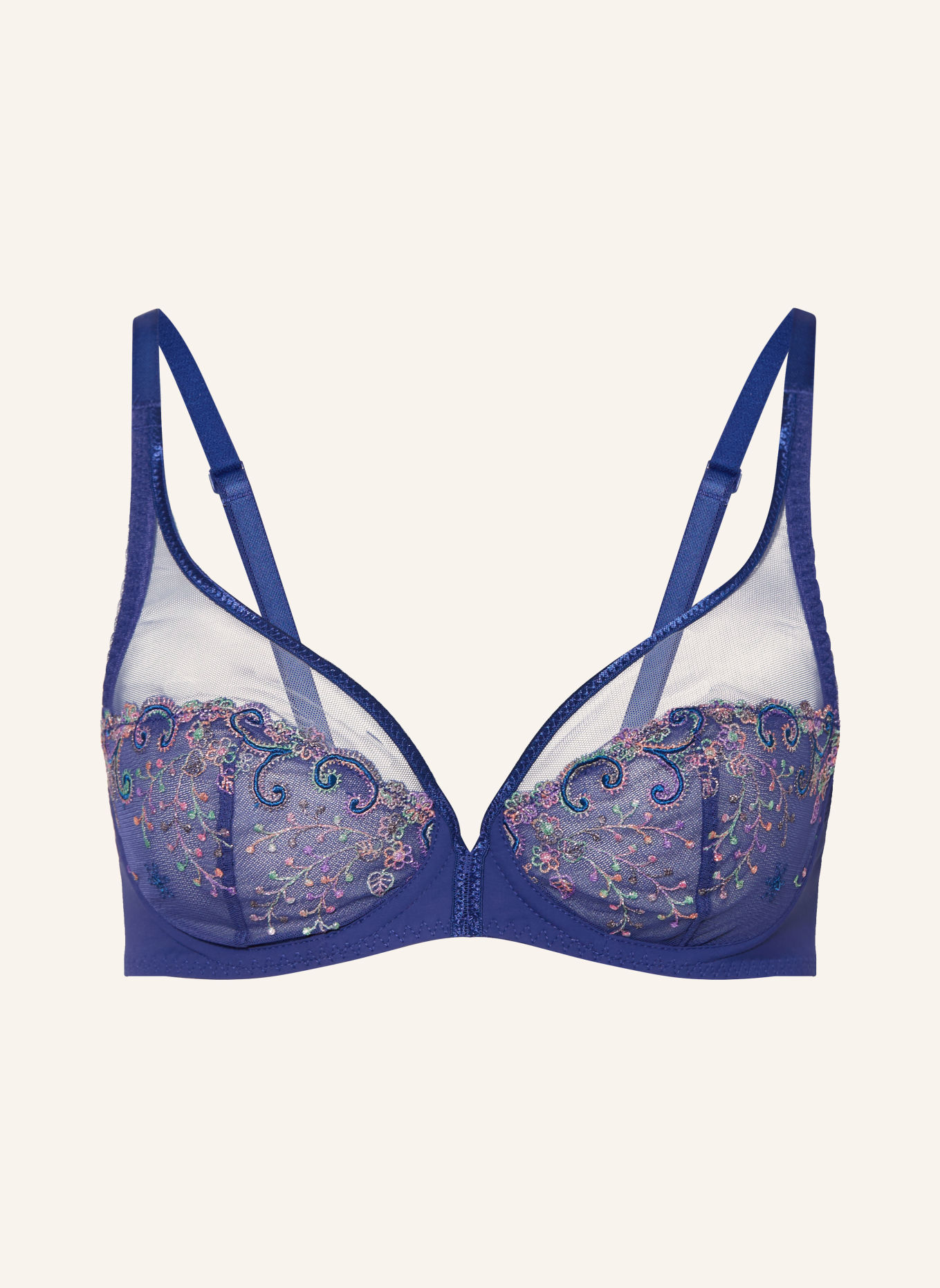 SIMONE PÉRÈLE Beugelbeha DÉLICE: DONKERBLAUW / ROZE / MINT