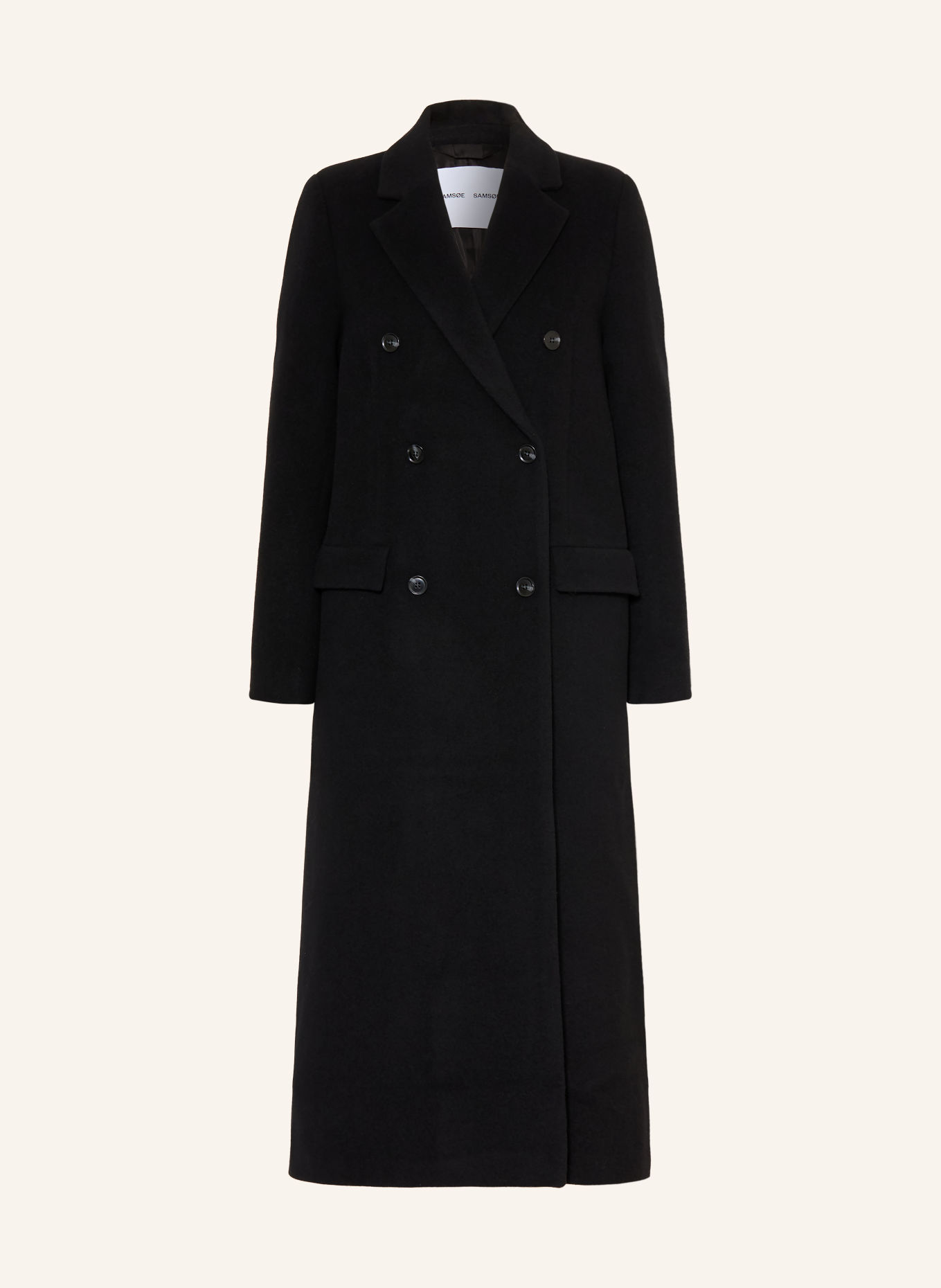 SAMSØE SAMSØE Wool coat FALCON: BLACK