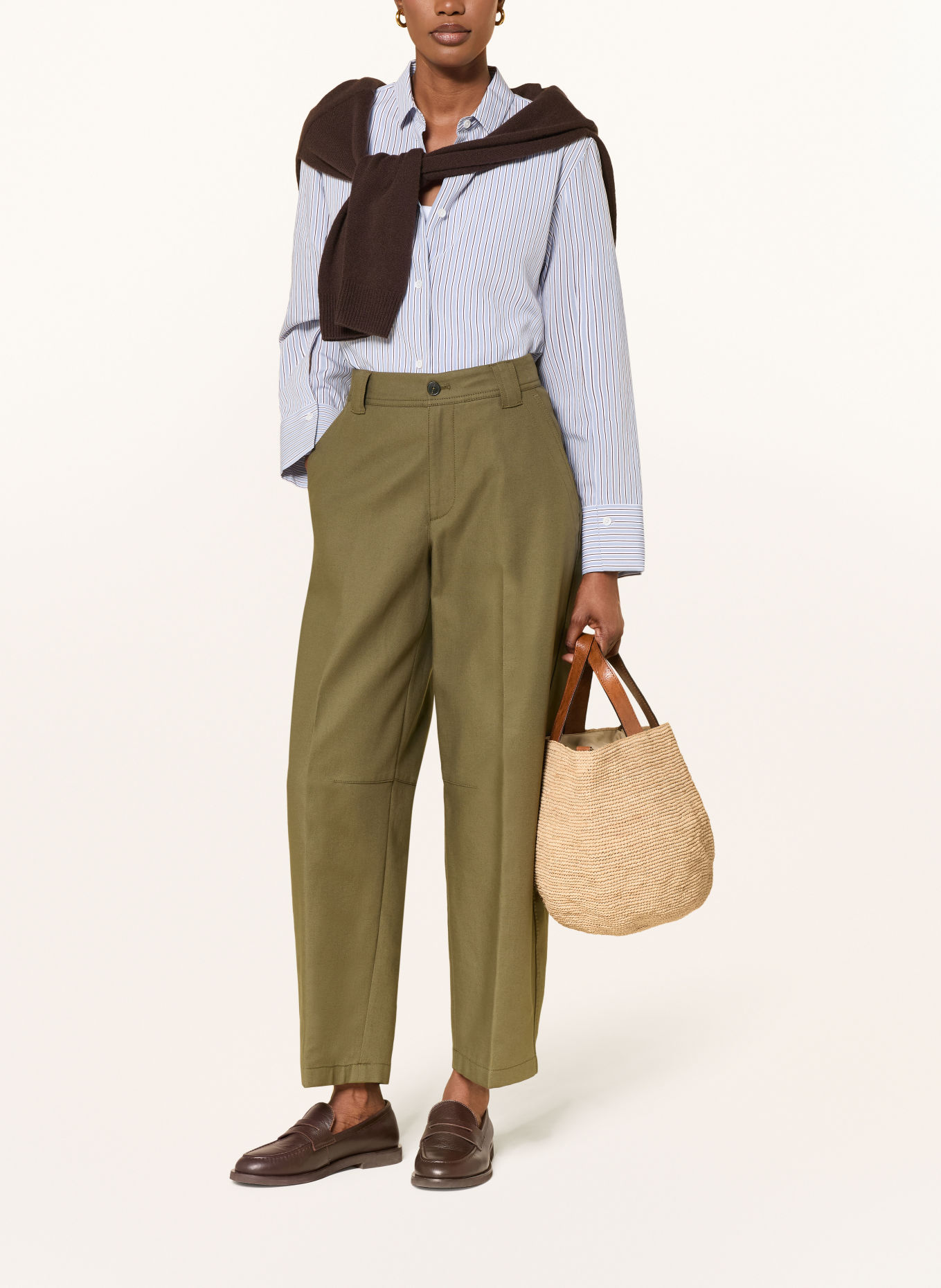 IBELIV Handtas MIROZY: BEIGE / BRUIN