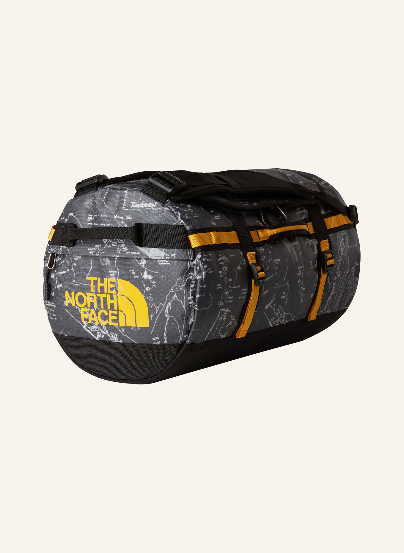 THE NORTH FACE Reisetasche BASE CAMP SMALL 50 l: SCHWARZ / WEISS