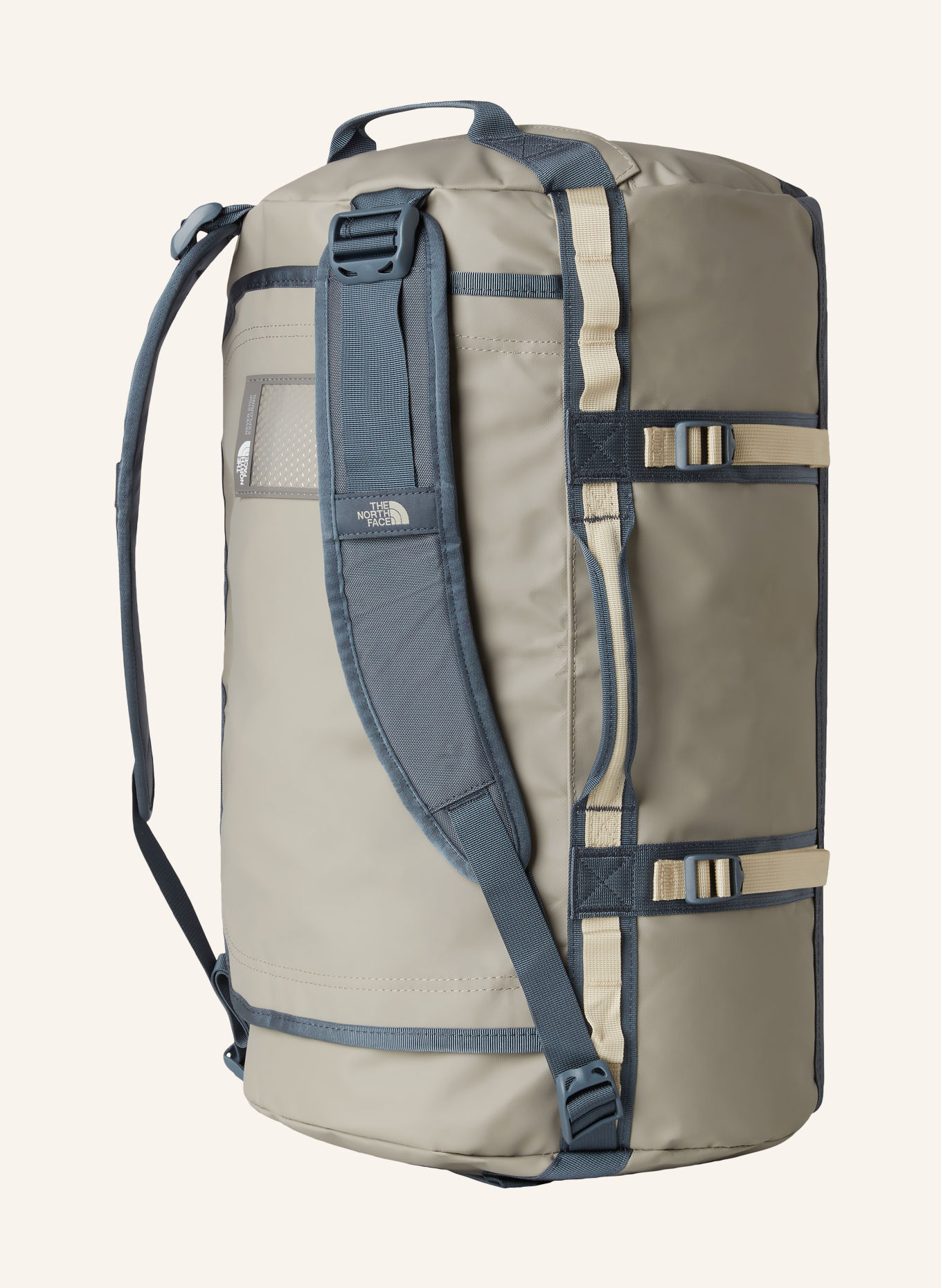THE NORTH FACE Reisetasche BASE CAMP SMALL 50 l: GRAU / SCHWARZ