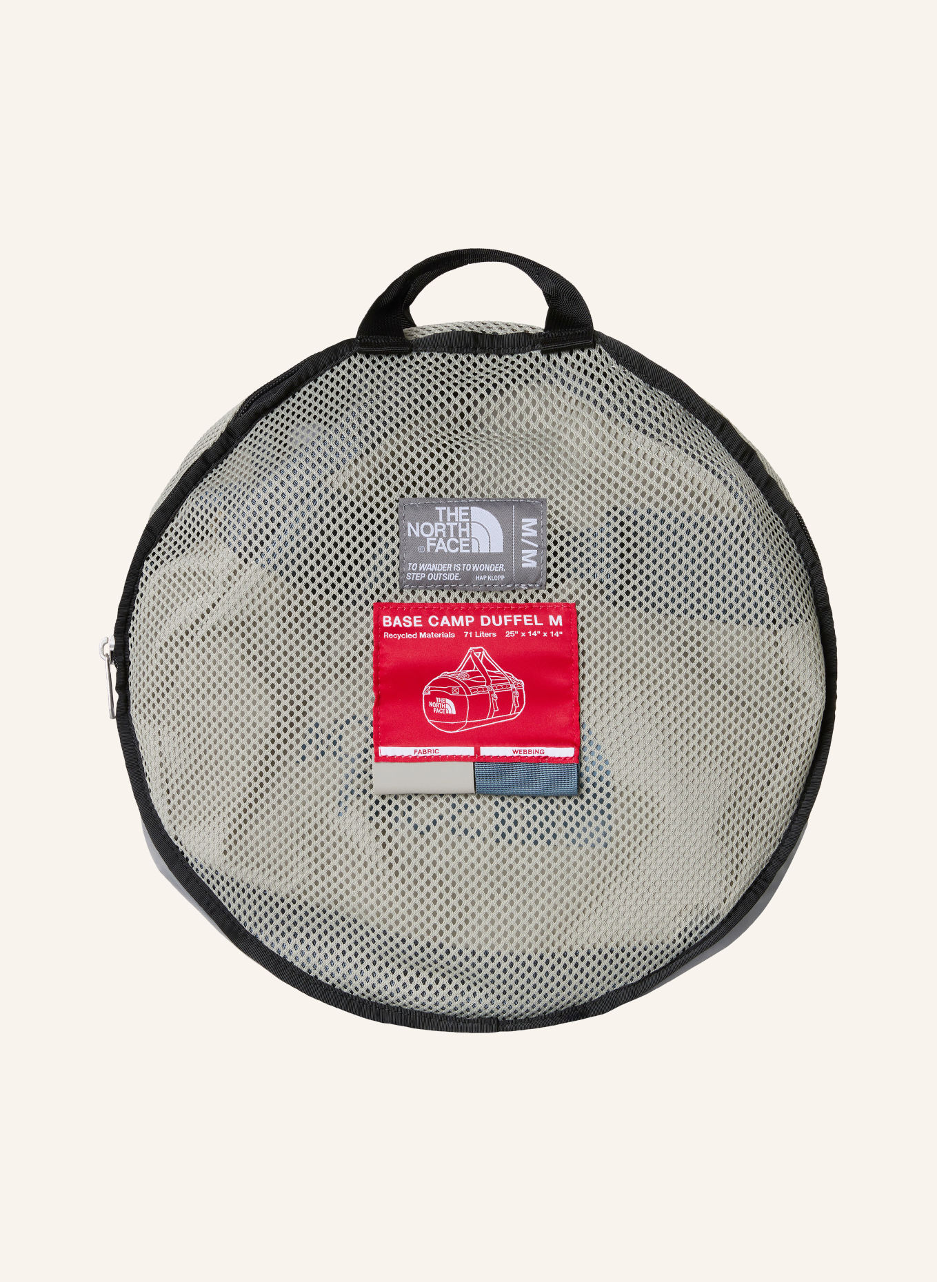 THE NORTH FACE Reisetasche BASE CAMP DUFFEL MEDIUM 71 l: GRAU