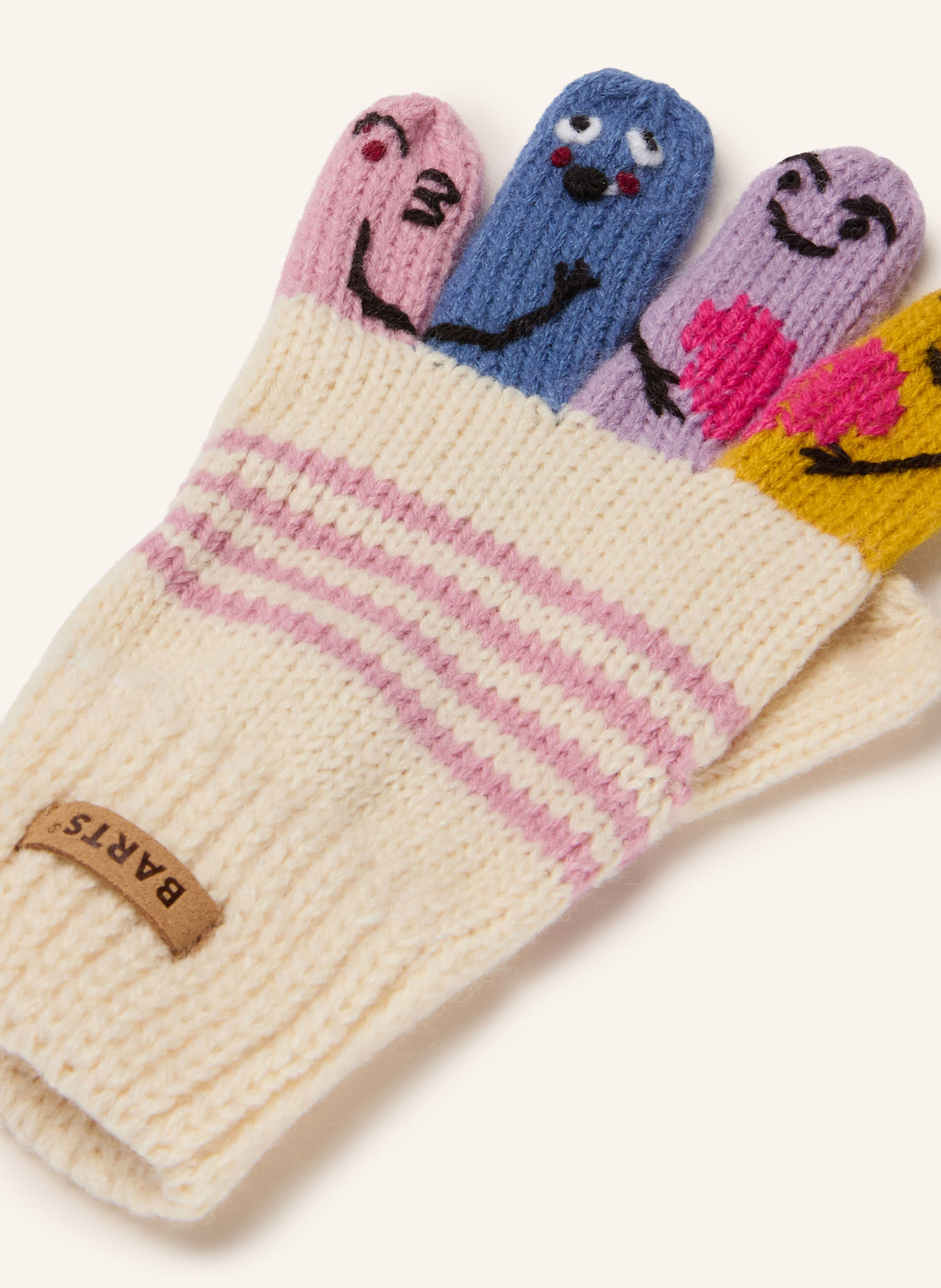 Barts Handsker PUPPET: CREME / LYSELILLA / GUL