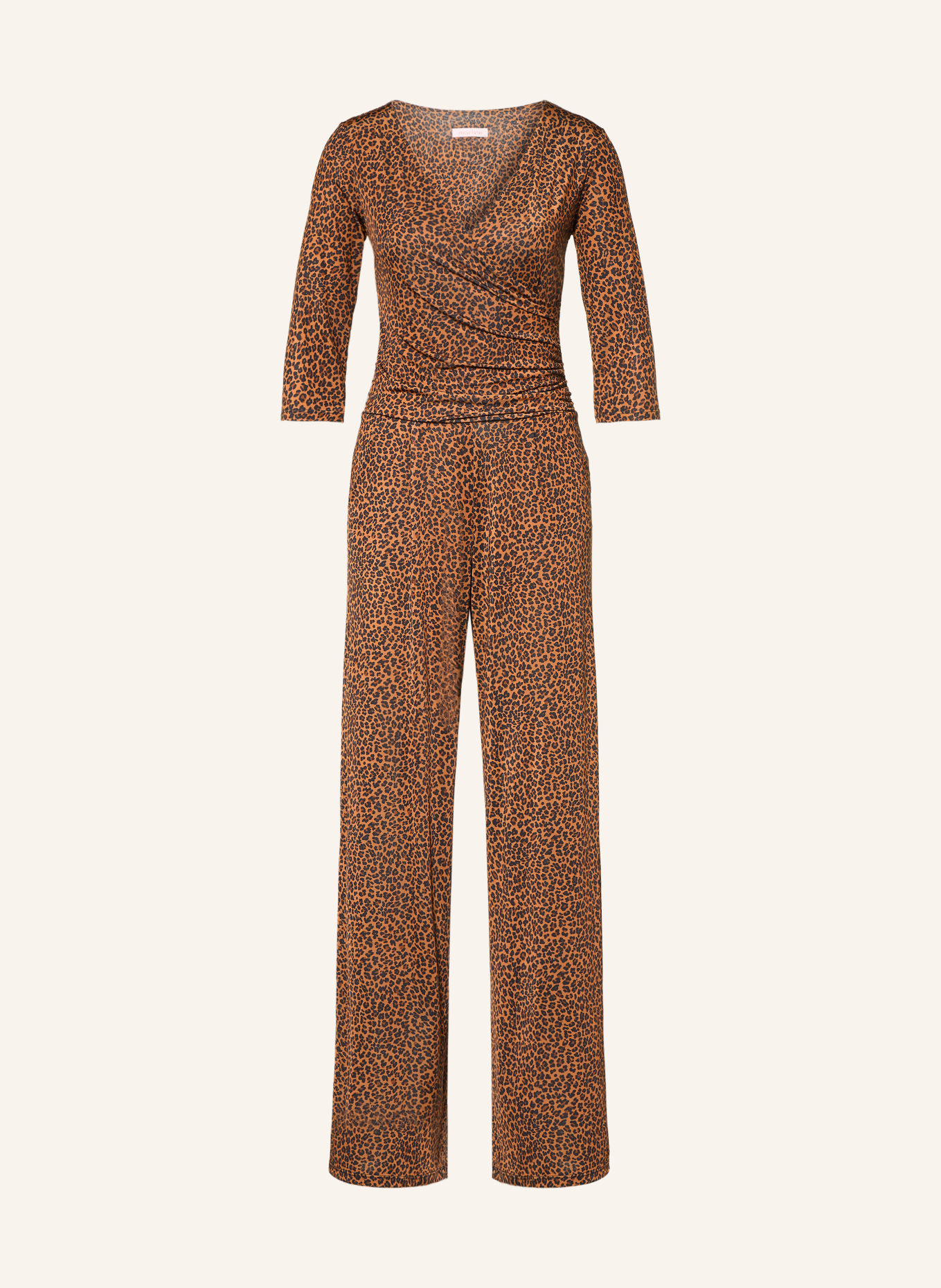 marivie Jersey-Jumpsuit JUMP IN! mit 3/4-Arm: CAMEL / BRAUN / SCHWARZ
