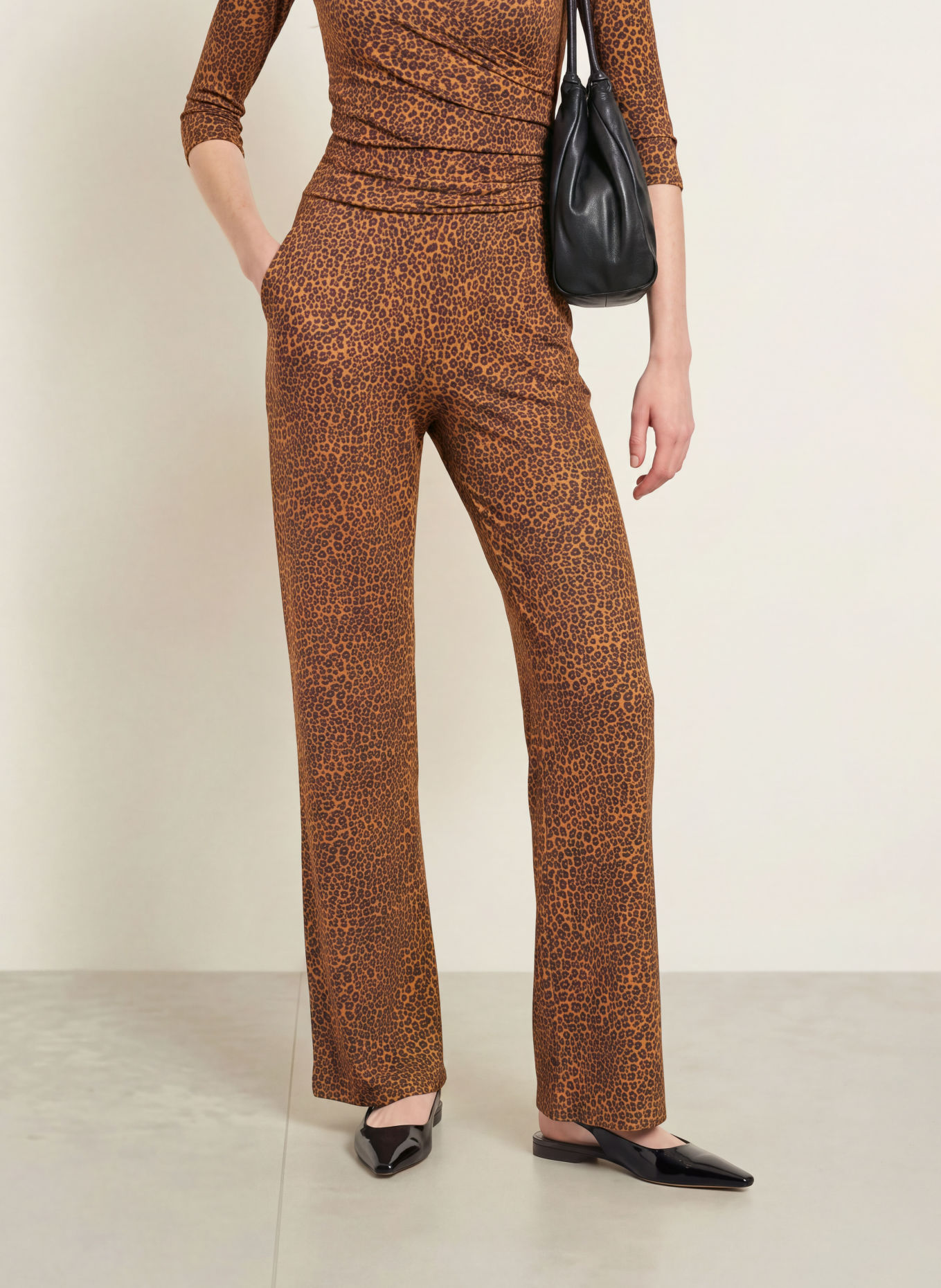 marivie Jersey-Jumpsuit JUMP IN! mit 3/4-Arm: CAMEL / BRAUN / SCHWARZ