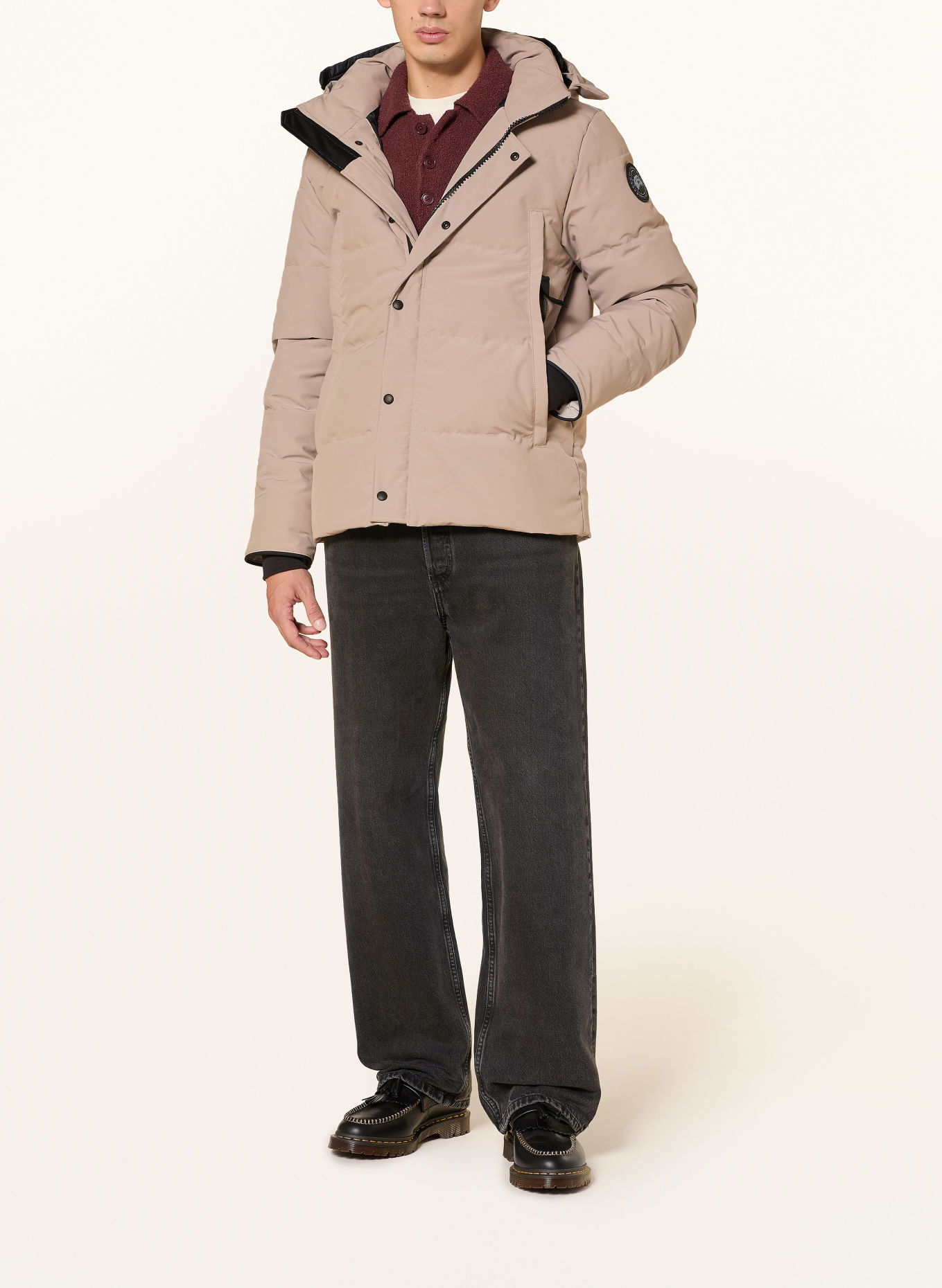 CANADA GOOSE Daunenjacke WYNDHAM: BEIGE