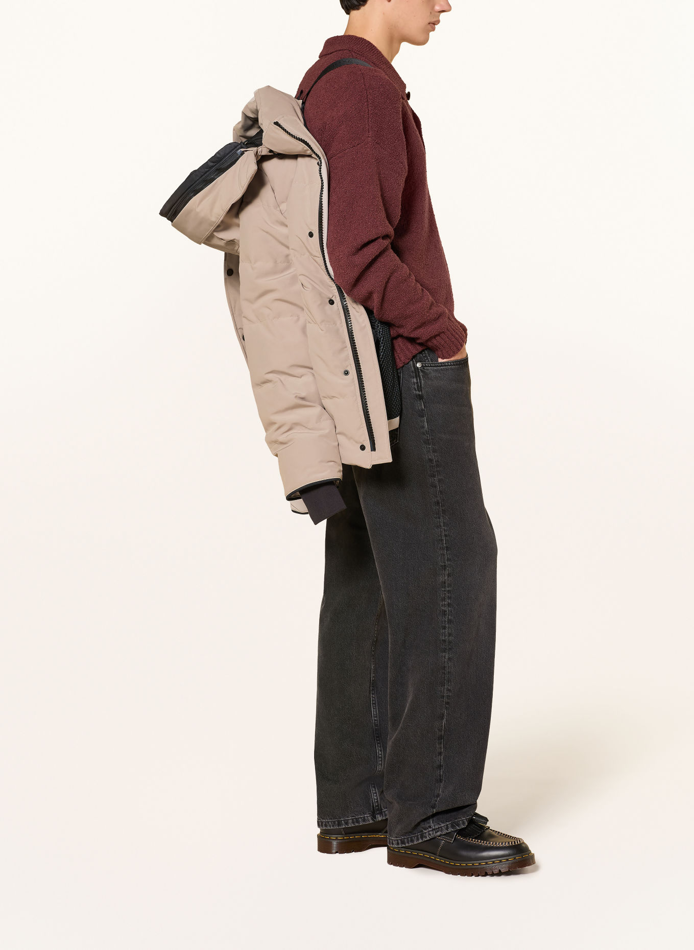 CANADA GOOSE Daunenjacke WYNDHAM: BEIGE
