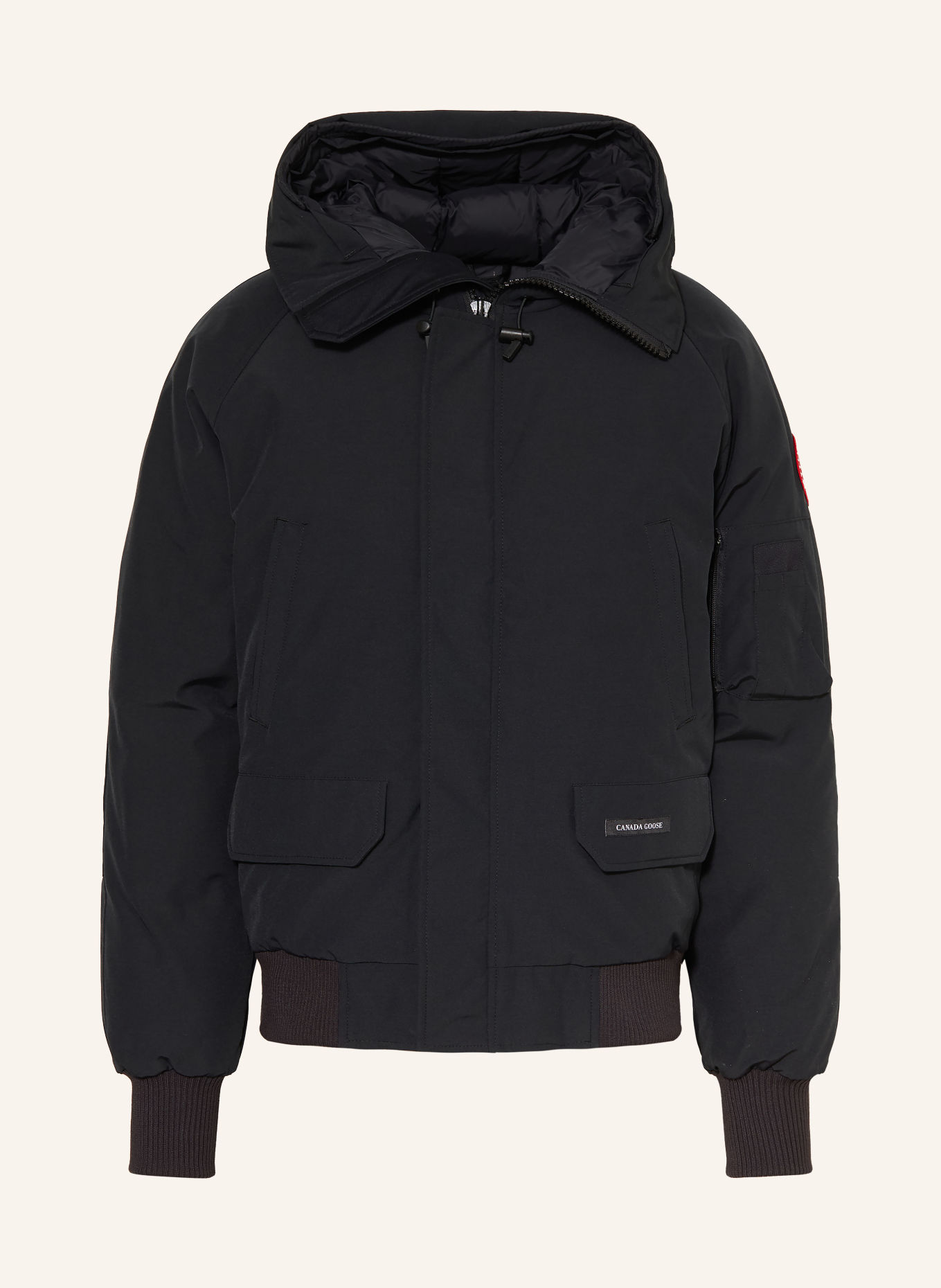 CANADA GOOSE Down jacket CHILLIWACK: BLACK