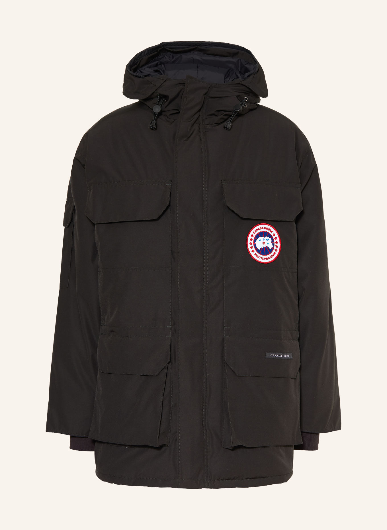 CANADA GOOSE Down parka EXPEDITION: BLACK