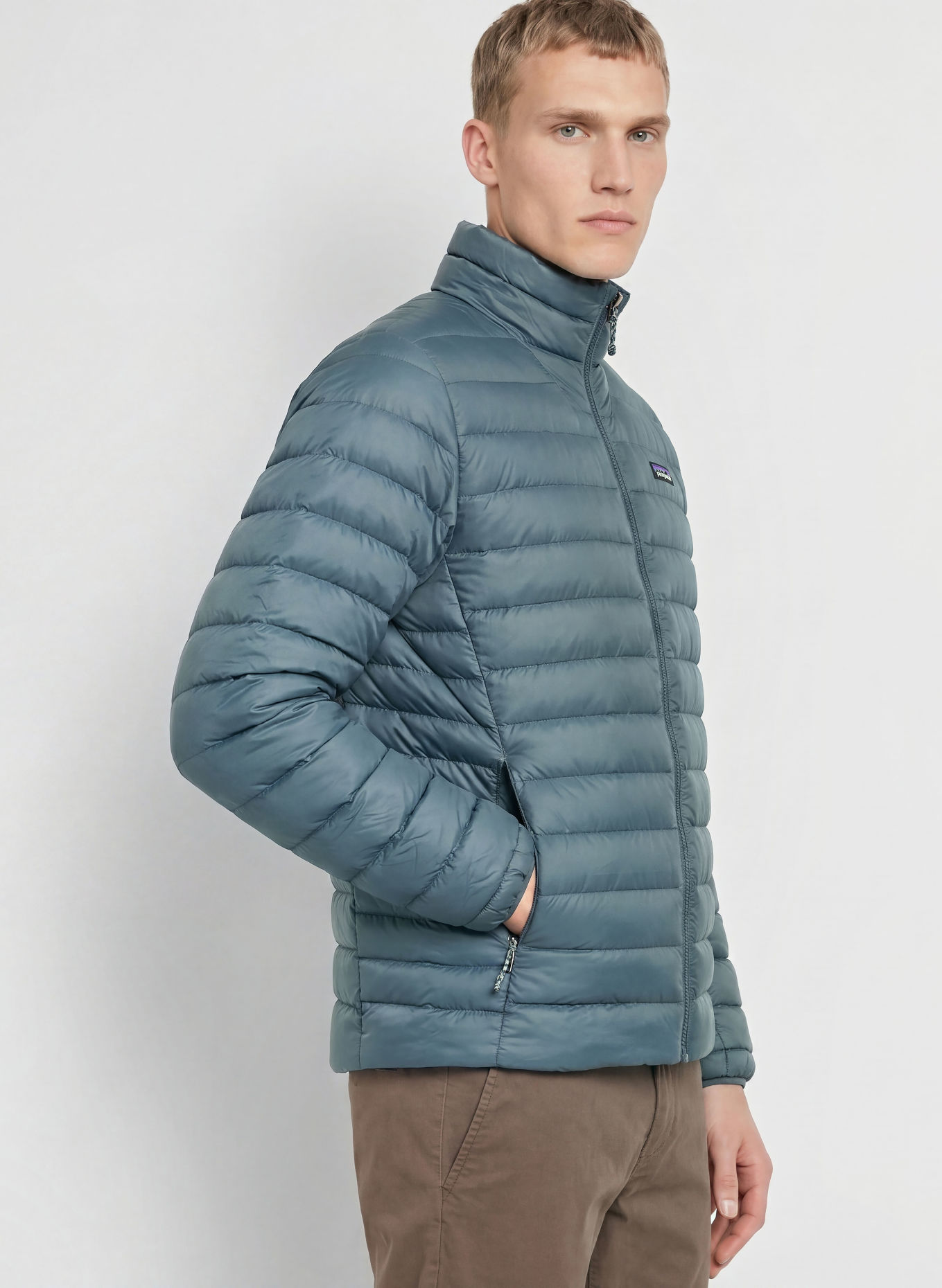 patagonia Lichtgewicht donsjack DOWN SWEATER: BLAUW