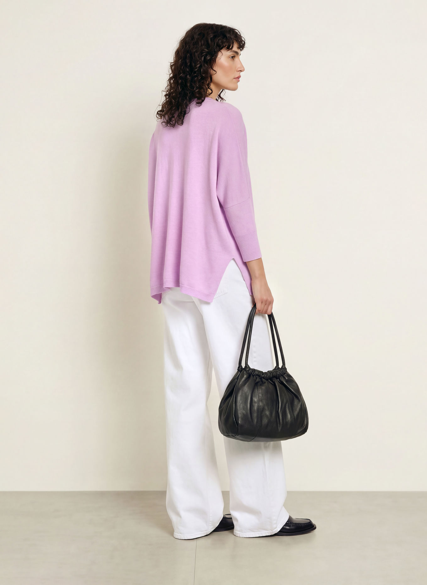 KUJTEN Cashmere-Pullover MINIE: HELLLILA